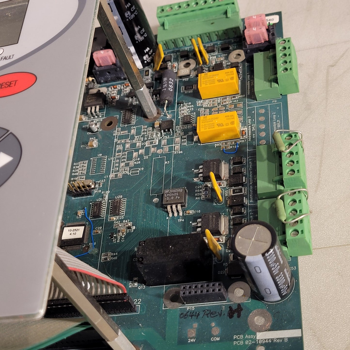 Fike 10-2525 Fire Alarm System Control Panel Cyber Cat 254