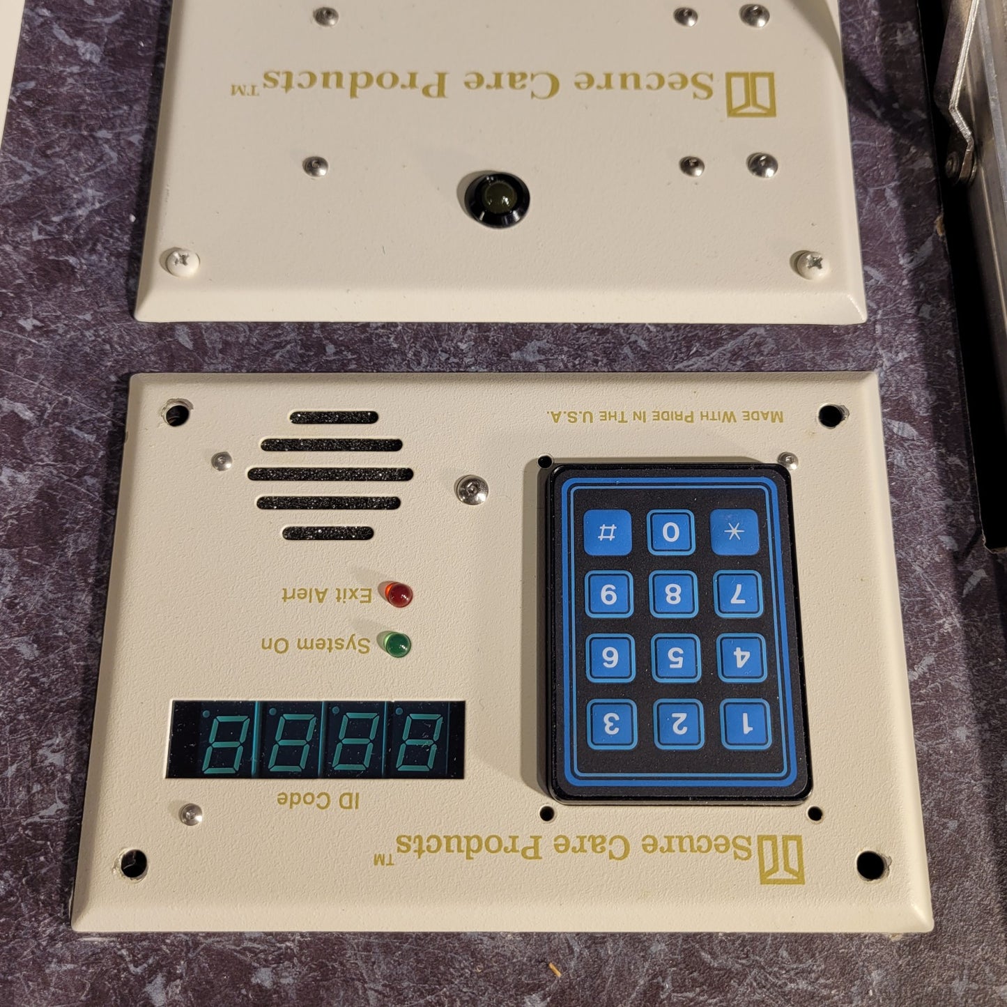 Secure Care Products Display Case Demo Training Box Keypad Alarm Control Panels