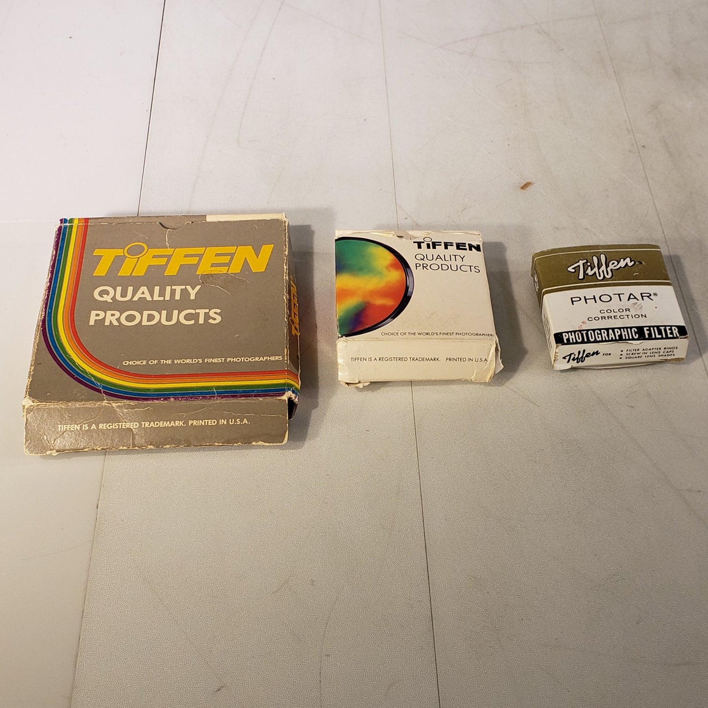 *Lot of 4* Tiffen Quality Products Camera Lenses Attachments Filters Accessories