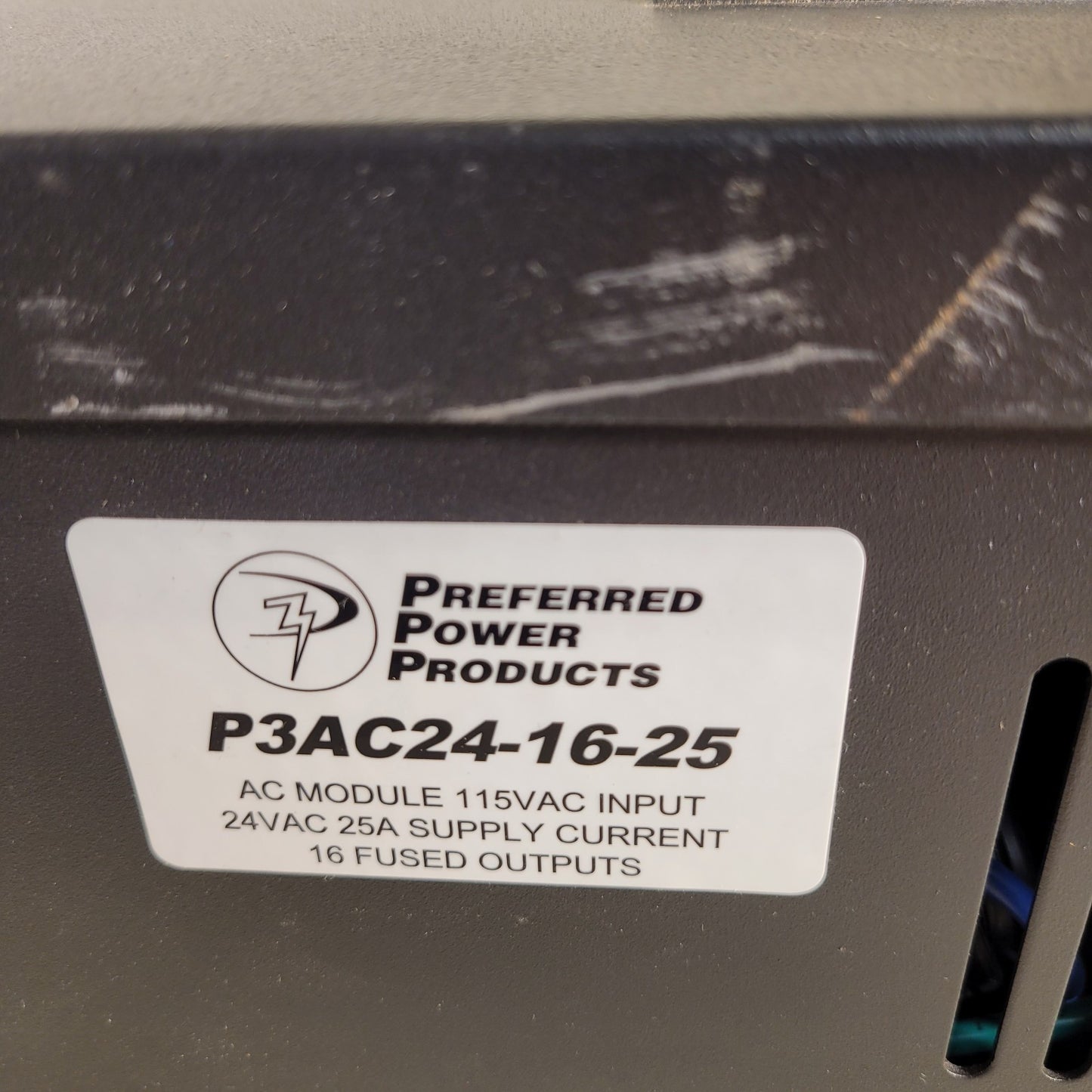 Preferred Power P3AC24-16-25 16 Security Camera Power Supply 24VAC 25AMP