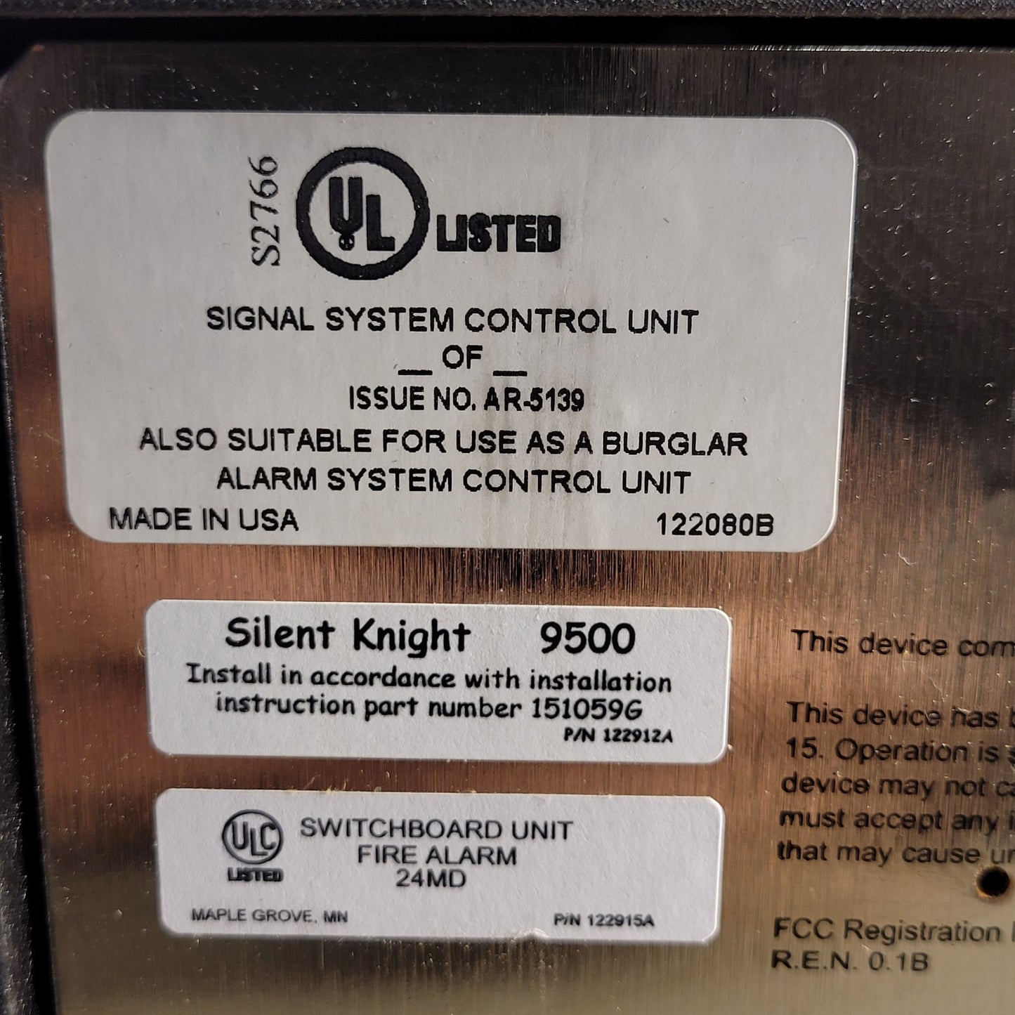 Slient Knight 9500 Desktop Digital Alarm Receiver Security System Honeywell
