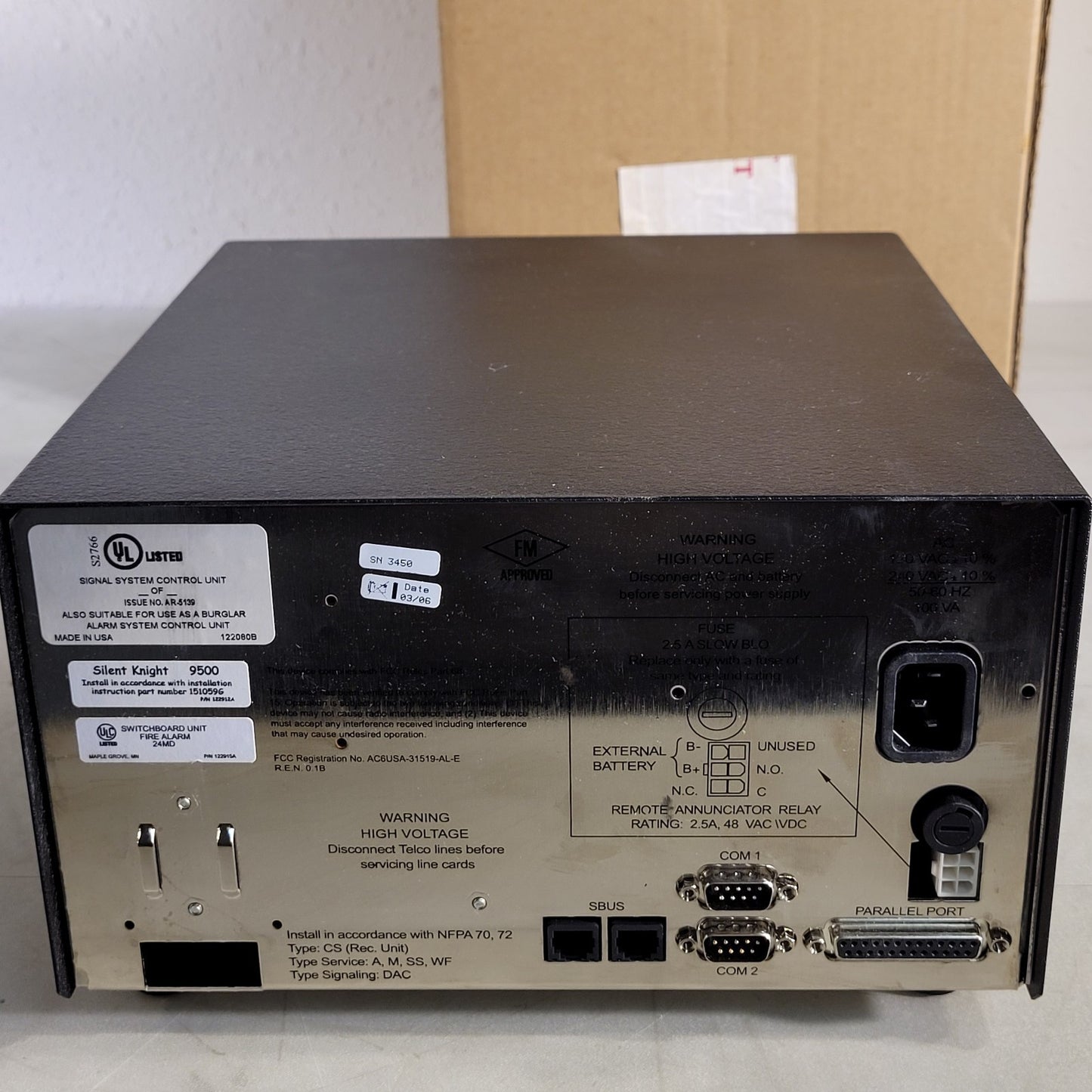 Slient Knight 9500 Desktop Digital Alarm Receiver Security System Honeywell