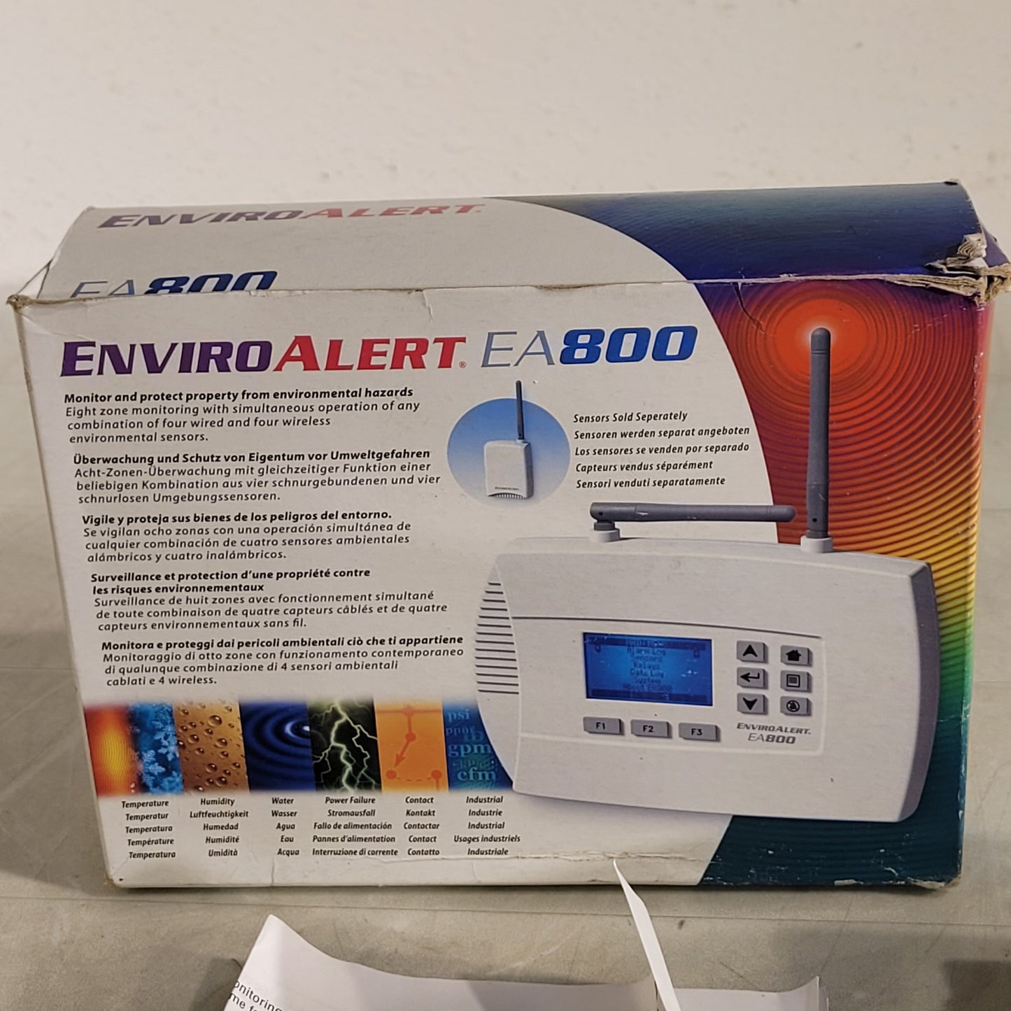 EnviroAlert EA800 8 Zones Critical Temperature Monitoring Device