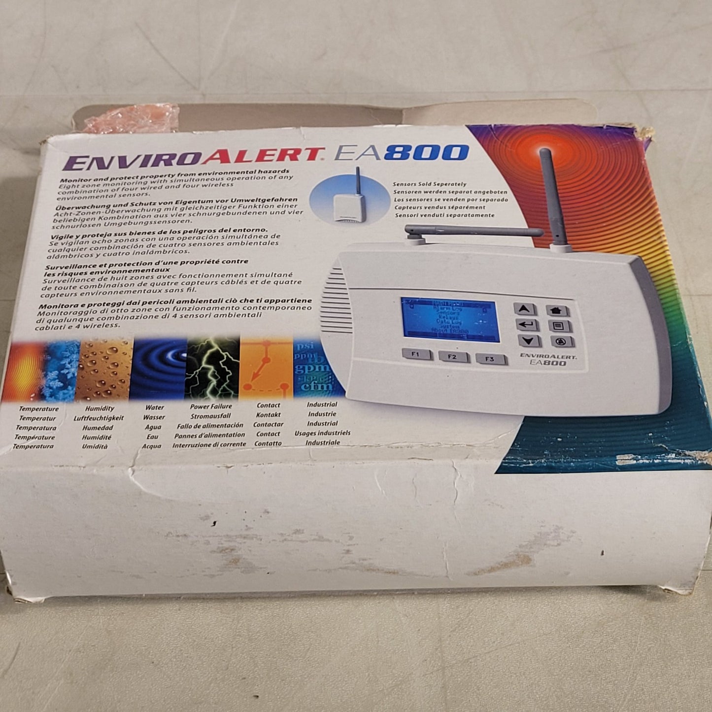 EnviroAlert EA800 8 Zones Critical Temperature Monitoring Device