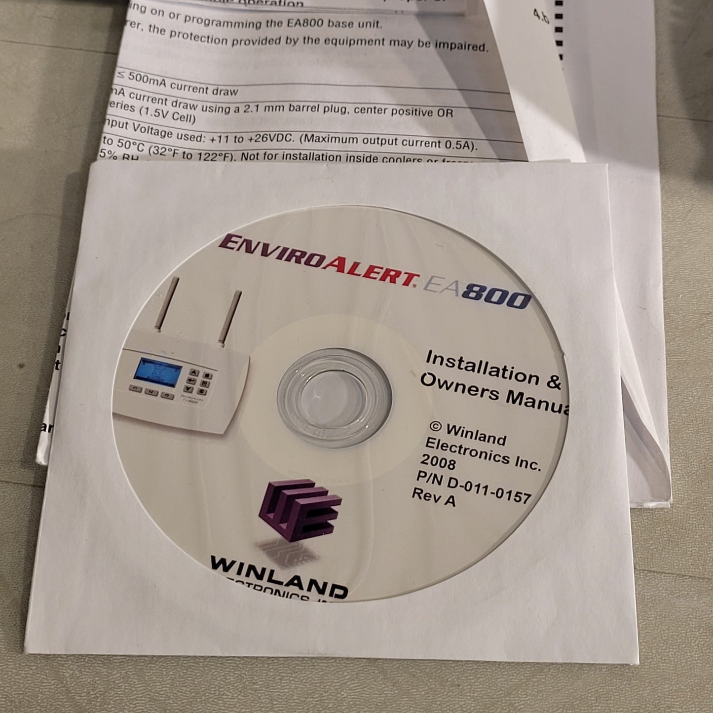 EnviroAlert EA800 8 Zones Critical Temperature Monitoring Device