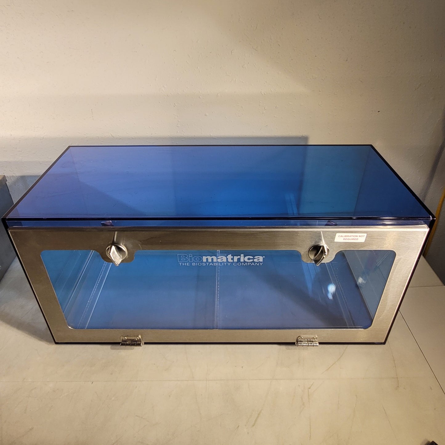 Biomatrica Laboratory Dry Box Dessicator Sterilization Box 25" X 11" X 12"