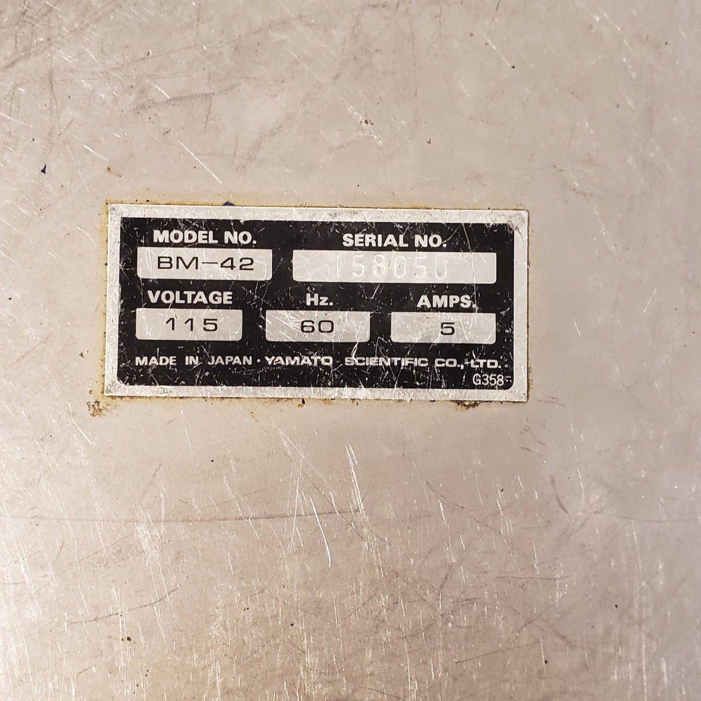 Yamato BM-42 Water Bath Heating Heater Metal Bath