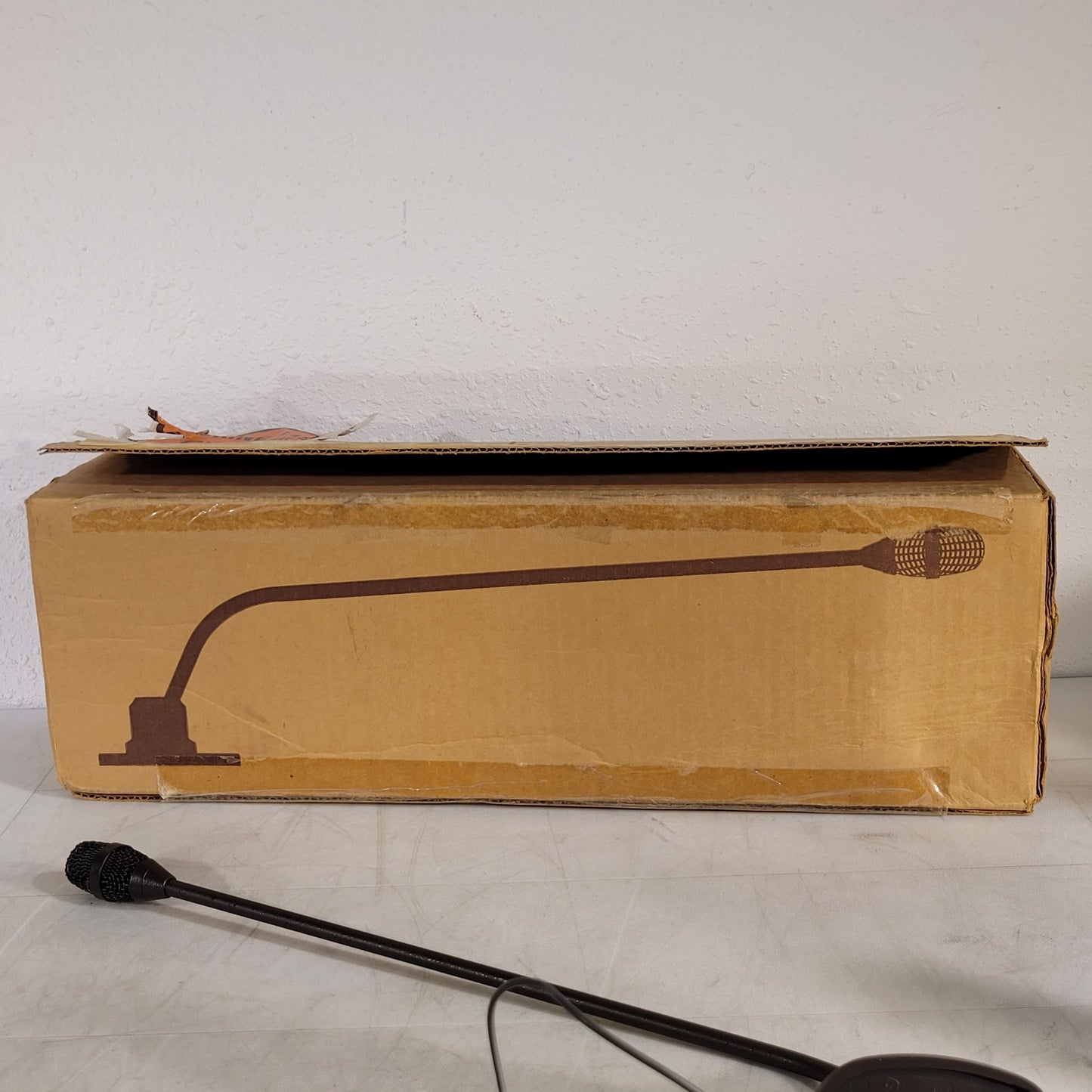Crown LM-200B Lectern Microphone Super Cardioid Brown 16" Long