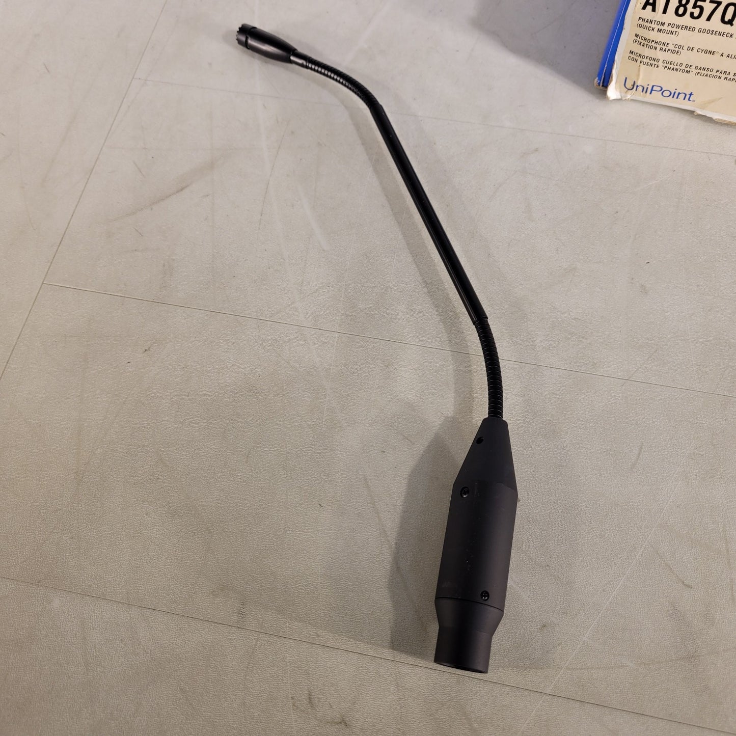 Audio Technica AT857QMa Phantom Powered Gooseneck Microphone Cardioid 14.5"