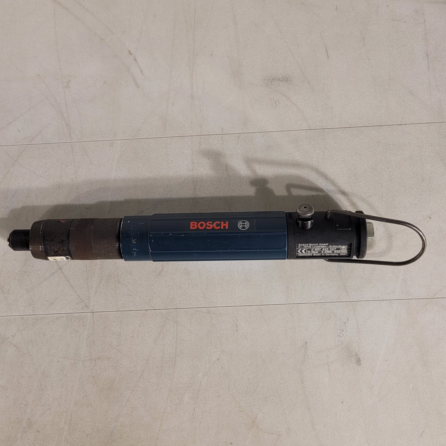 Bosch 0-607-453-237 Pneumatic Torque Wrench 6.3 Bar 5.5 Nm 950 RPM Industrial