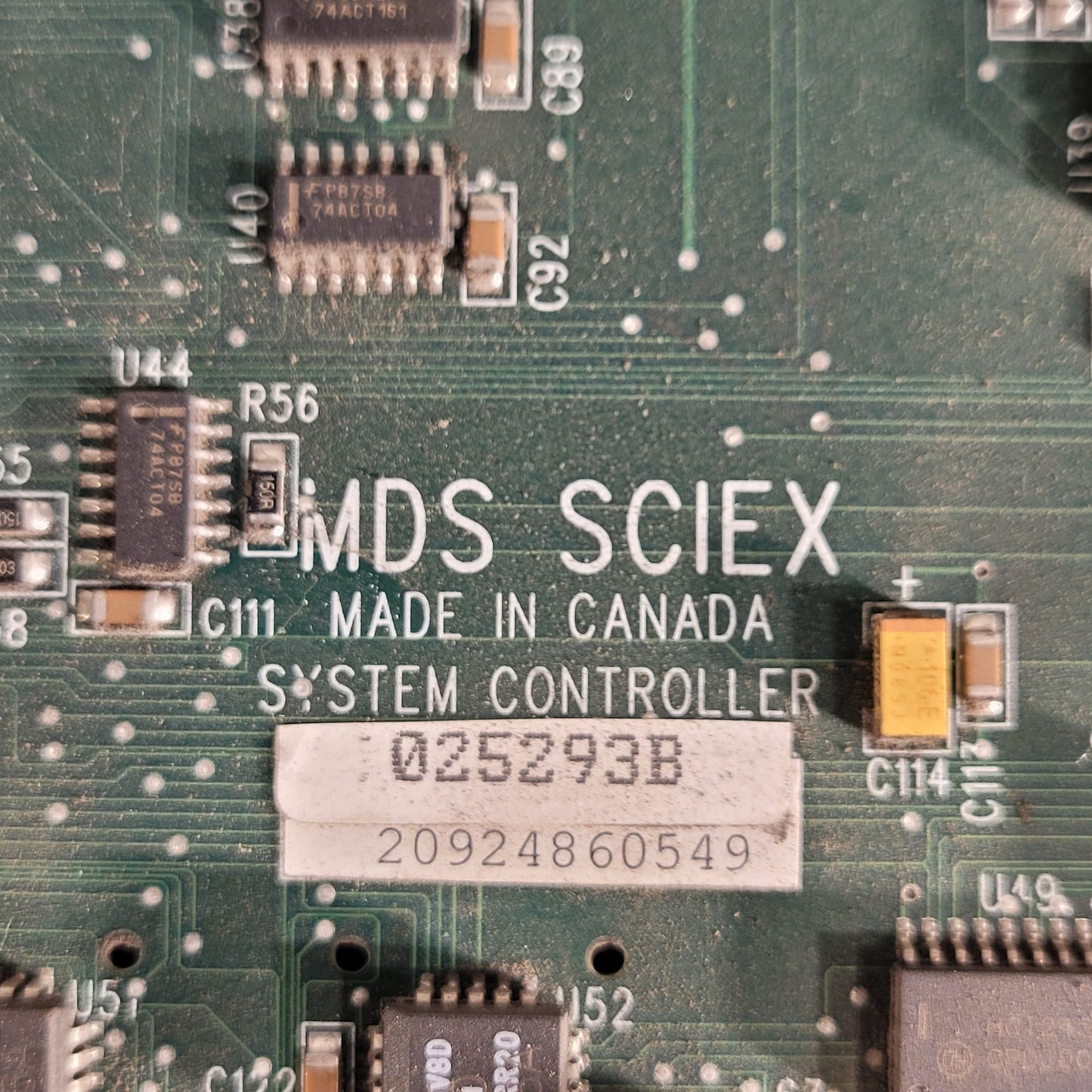 MDS Sciex 025293 System Controller PCB 025293-B Mass Spectrometer MDS