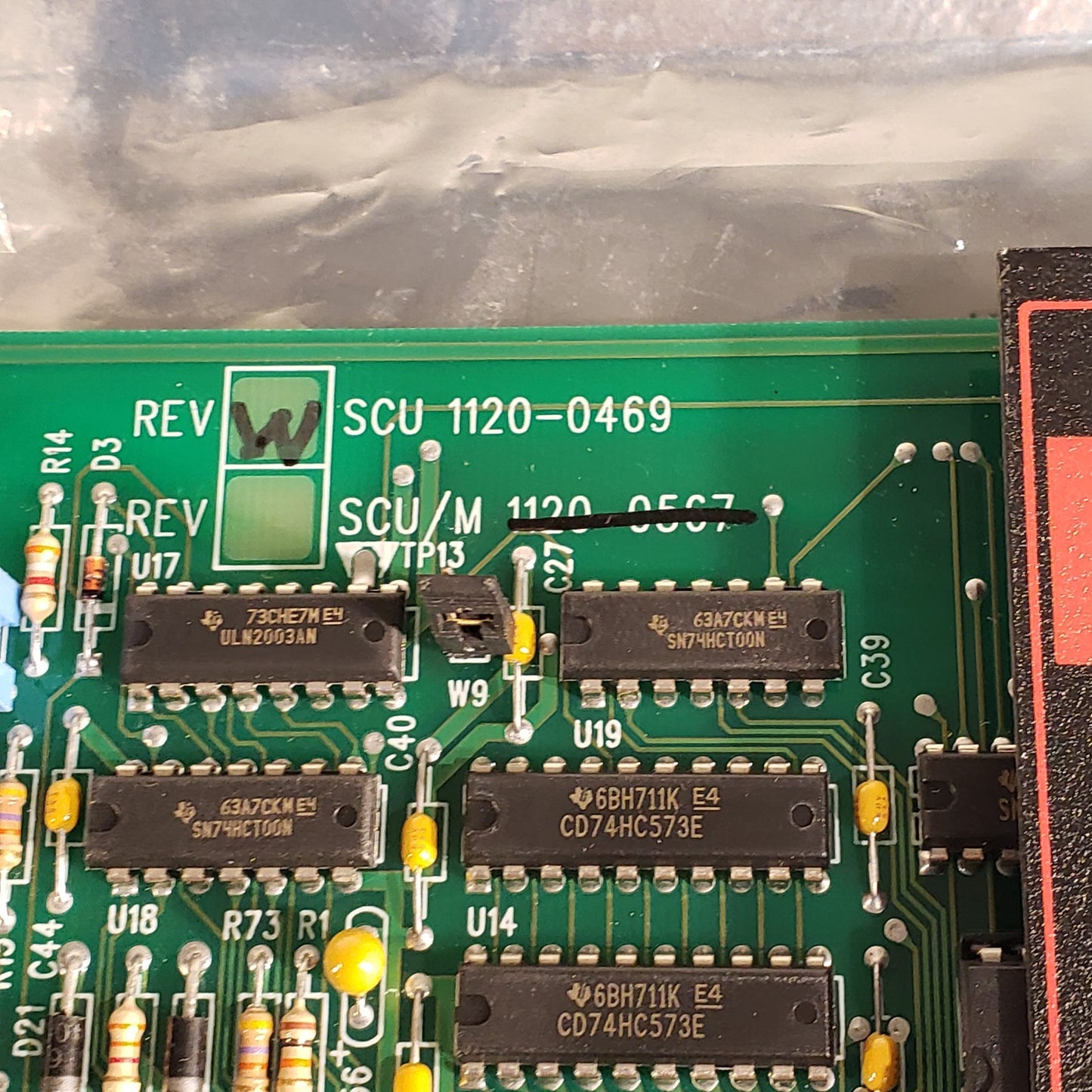 FCI SCU 1120-0469 Rev W 7200 Fire Alarm Control Board Fire Control Instruments