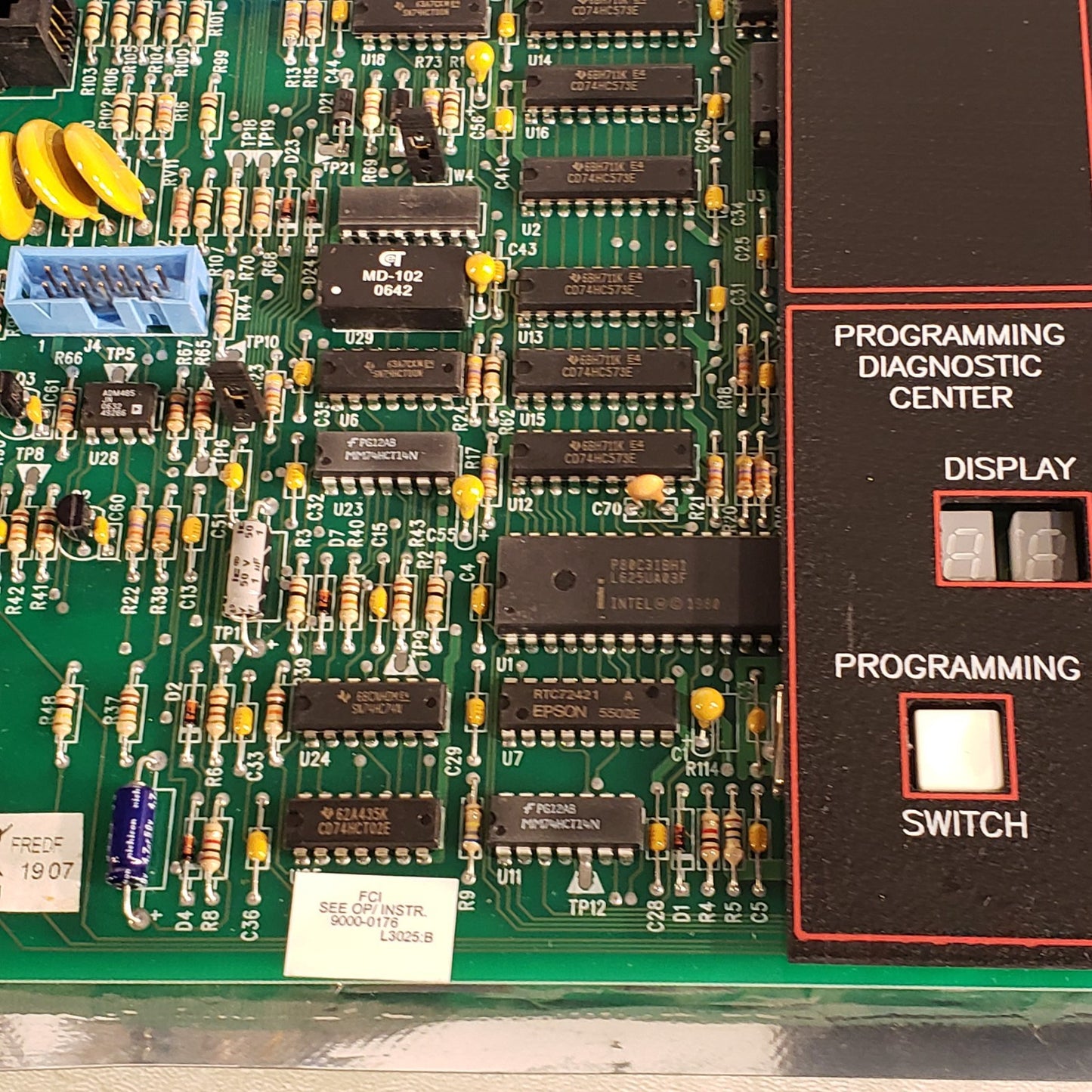 FCI SCU 1120-0469 Rev W 7200 Fire Alarm Control Board Fire Control Instruments