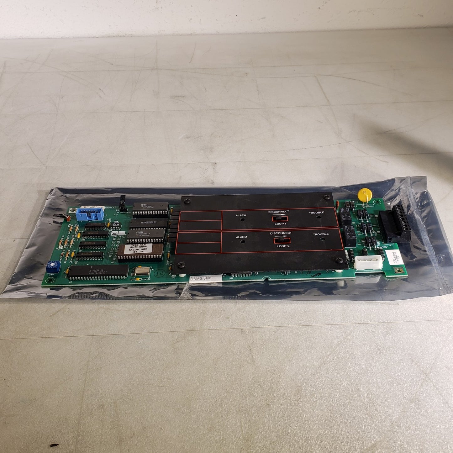 FCI ALU 1120-0503 Rev K 7200 Fire Alarm Control Board Fire Control Instruments