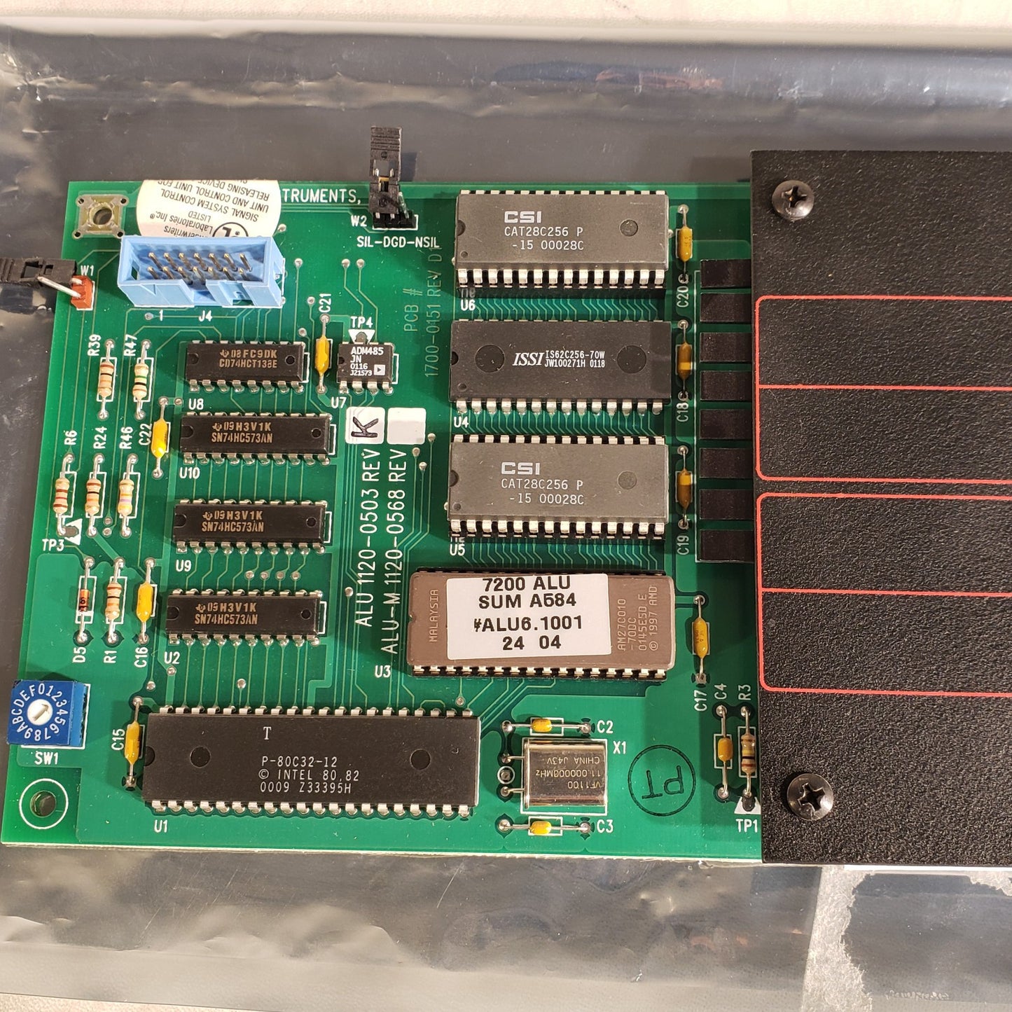 FCI ALU 1120-0503 Rev K 7200 Fire Alarm Control Board Fire Control Instruments
