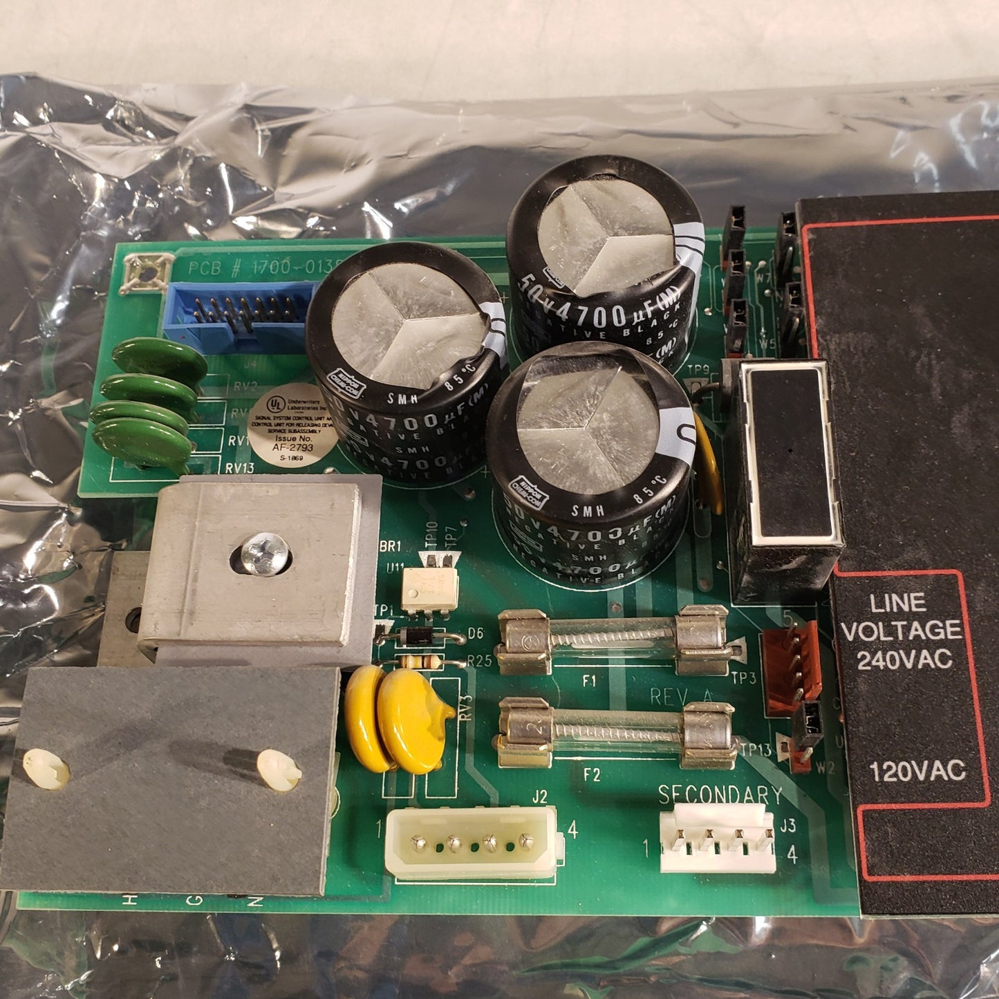 FCI DSU 1120-0476 Rev A 7200 Fire Alarm Control Board Fire Control Instruments