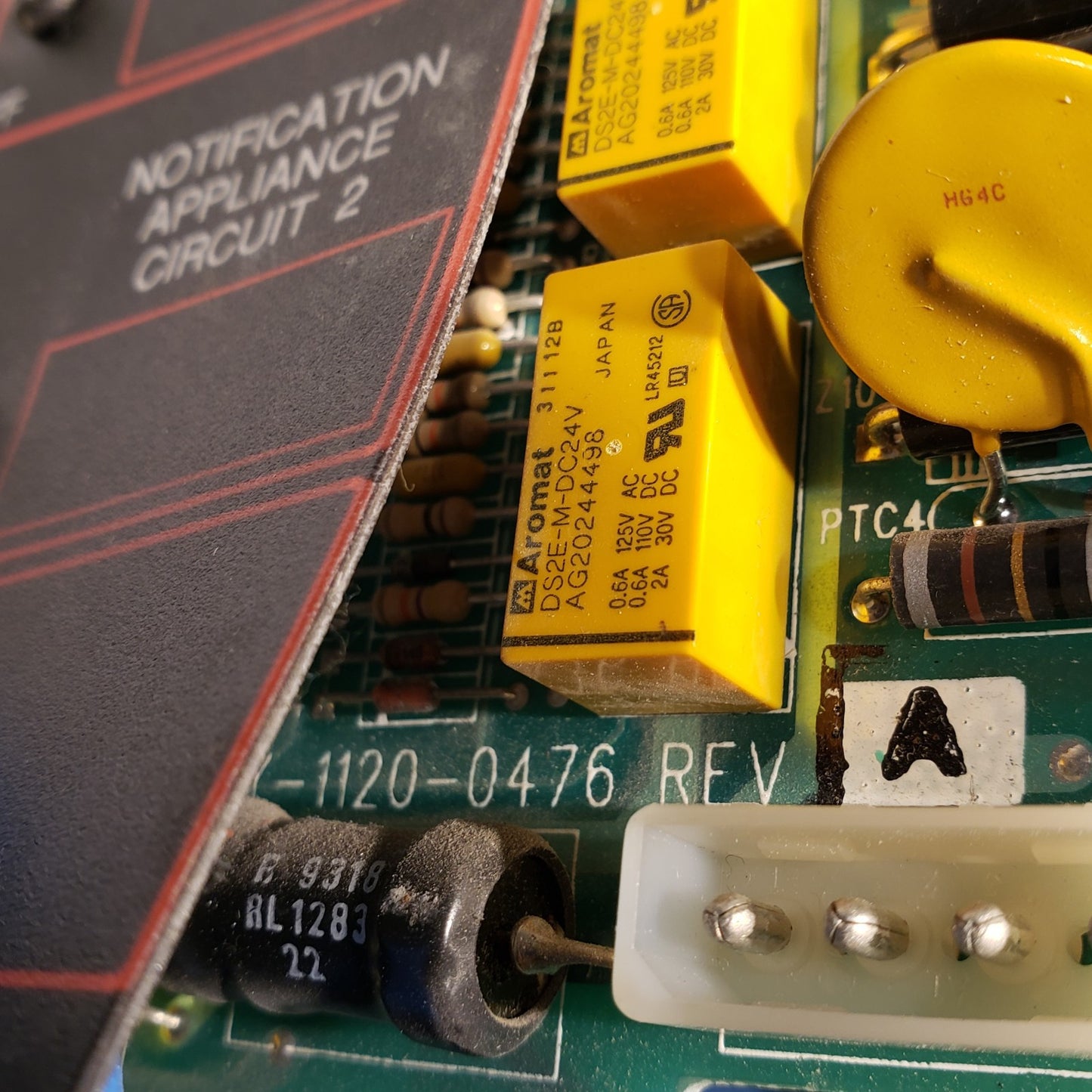 FCI DSU 1120-0476 Rev A 7200 Fire Alarm Control Board Fire Control Instruments
