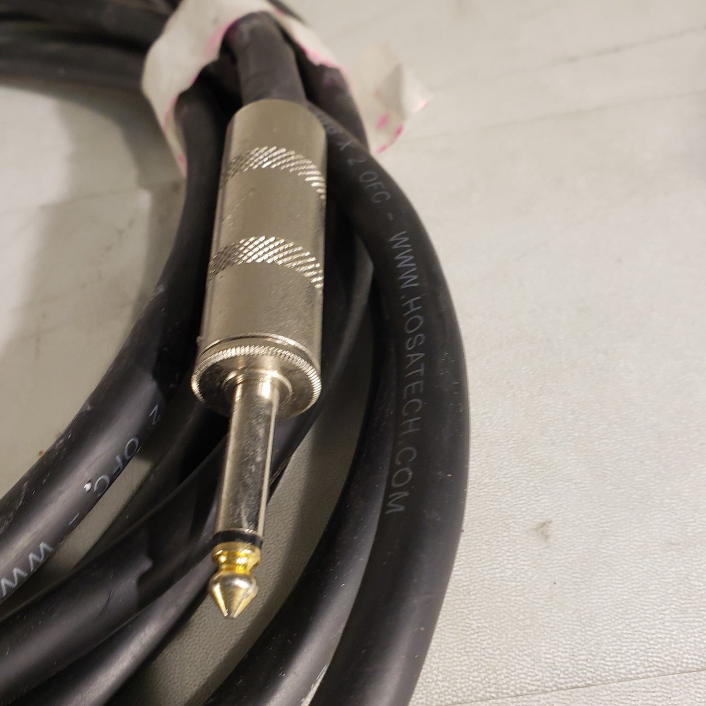 Hosatech Speaker Cable 1/4" Audio Plug Cable 14' Long 14 AWG X 2 OFC 2 Conductor