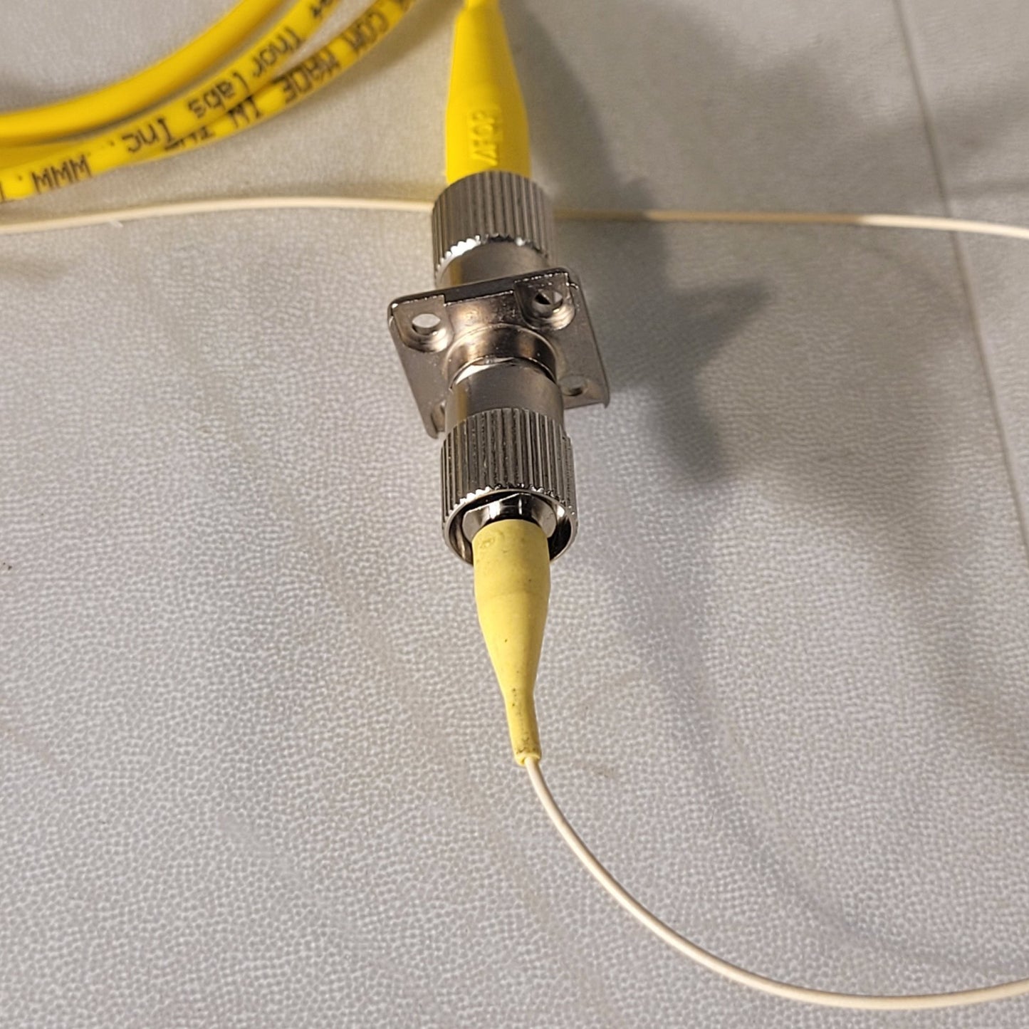Thorlabs SMF28e+ Corning Single Mode Fiber Optic Patch Cable 3ft 6in