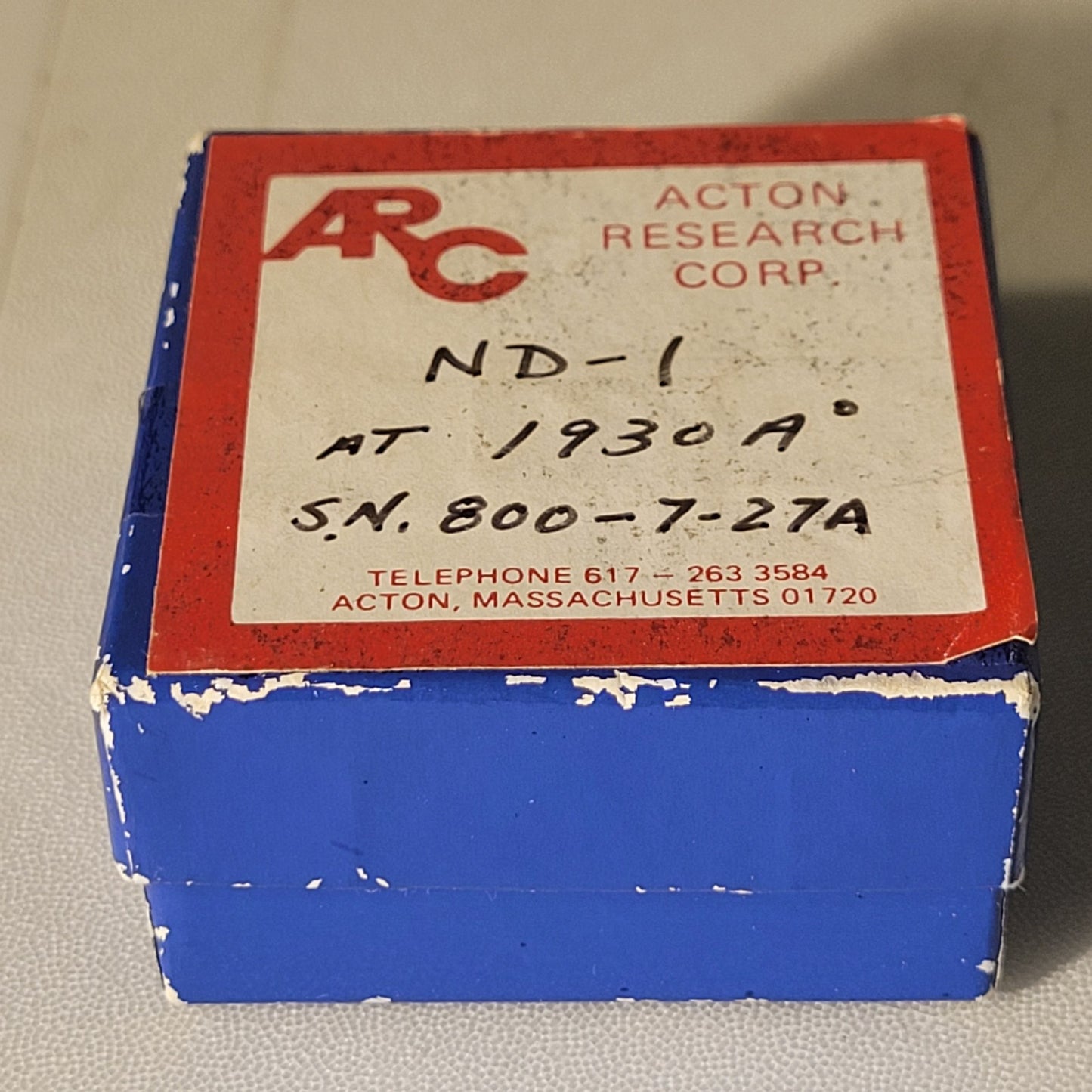 Acton ARC ND-1 Magnesium Fluoride 193nm UV Optical Coated Filter Reflector