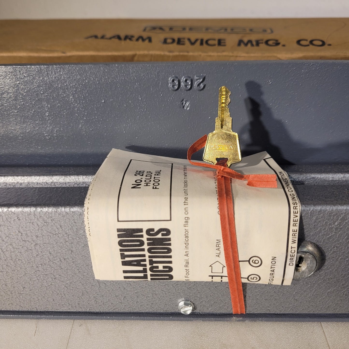 Ademco 266 Security Footrail Honeywell Hold-Up Foot Rail Alarm Device