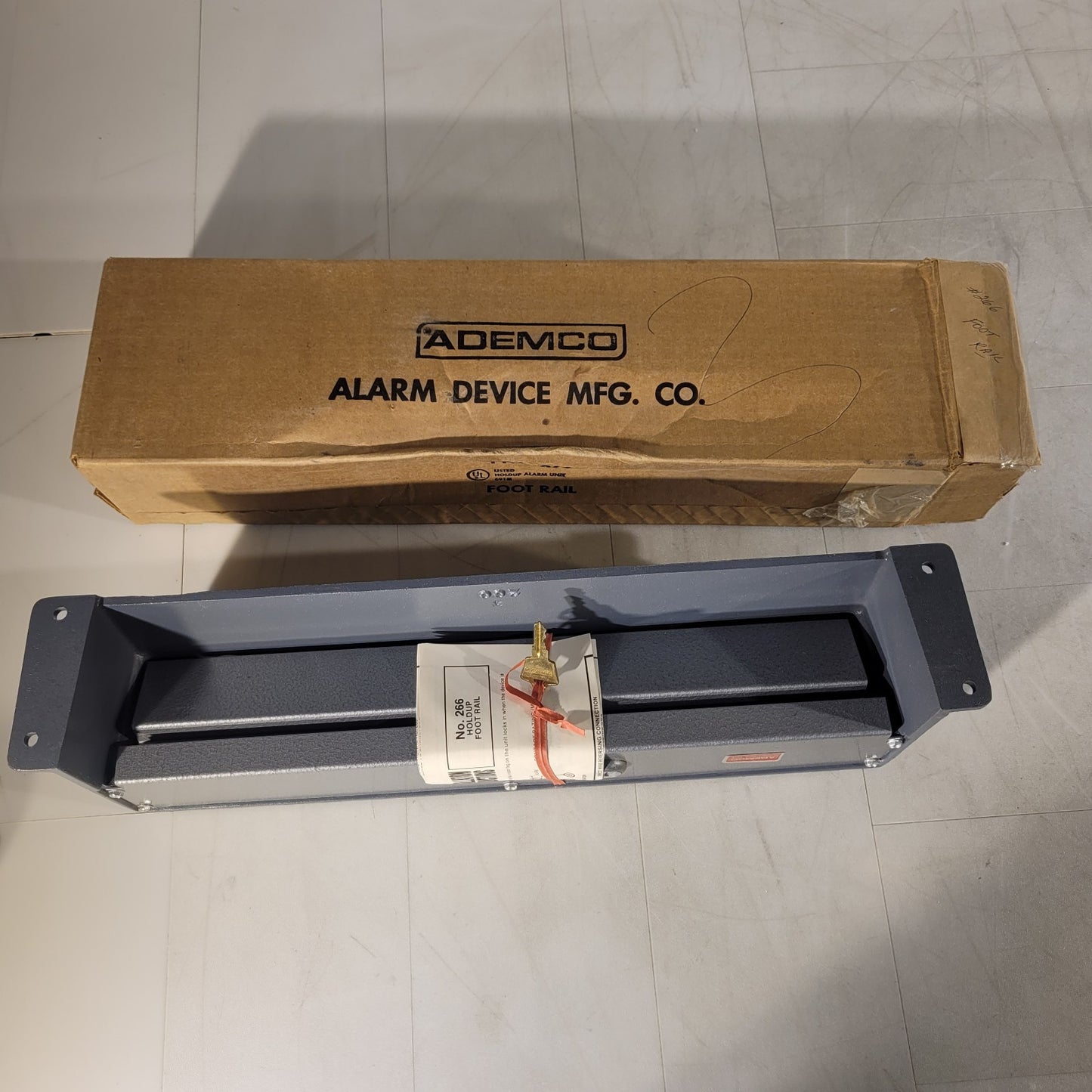 Ademco 266 Security Footrail Honeywell Hold-Up Foot Rail Alarm Device