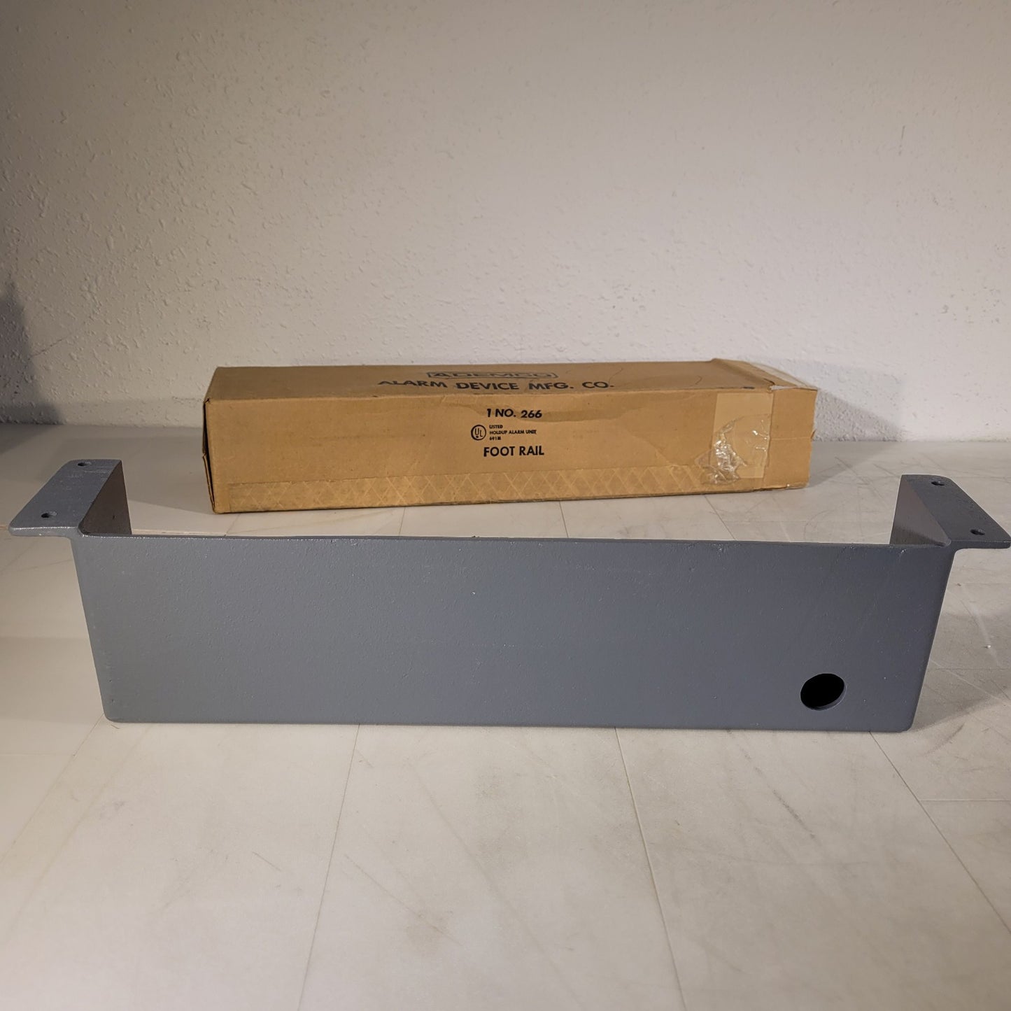 Ademco 266 Security Footrail Honeywell Hold-Up Foot Rail Alarm Device