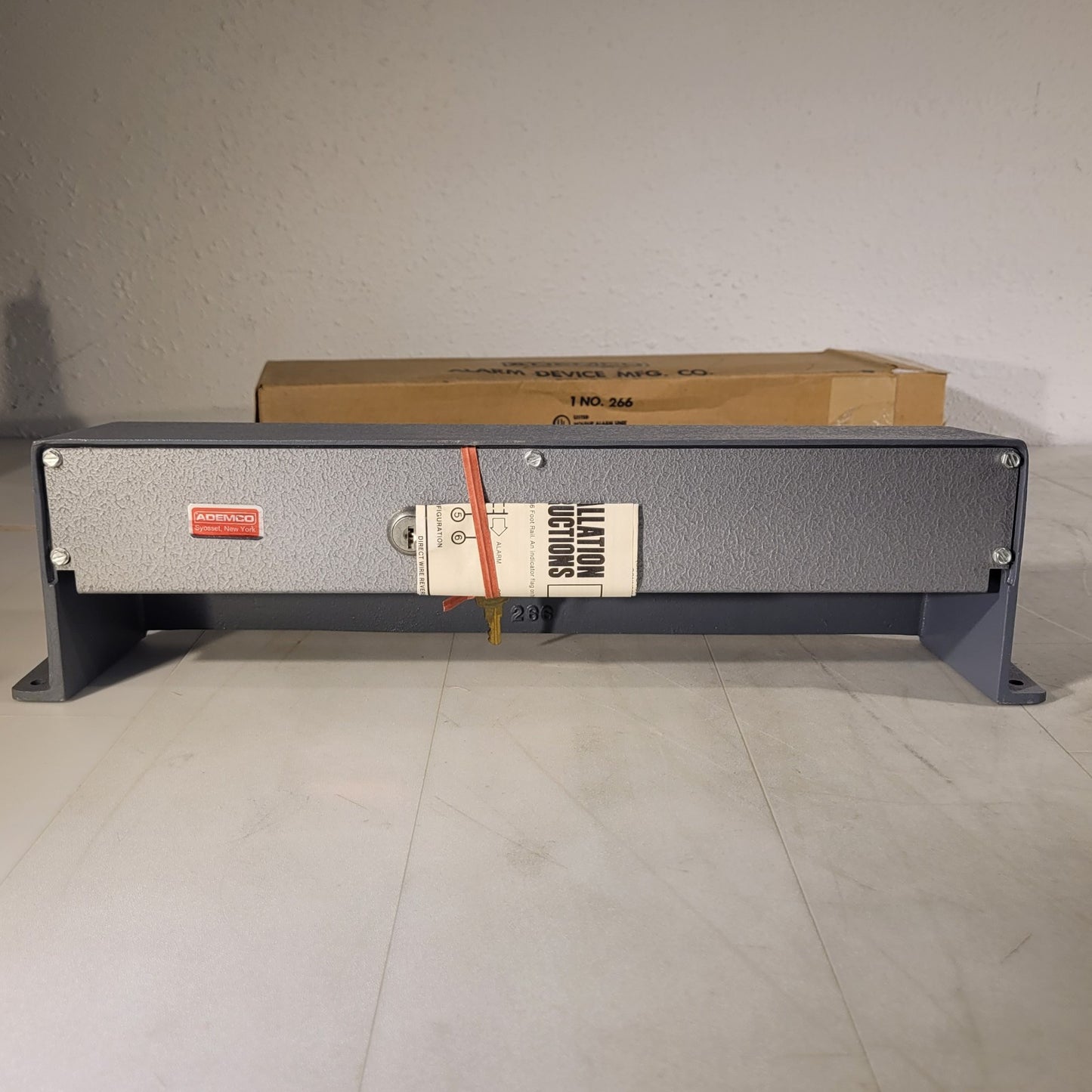 Ademco 266 Security Footrail Honeywell Hold-Up Foot Rail Alarm Device