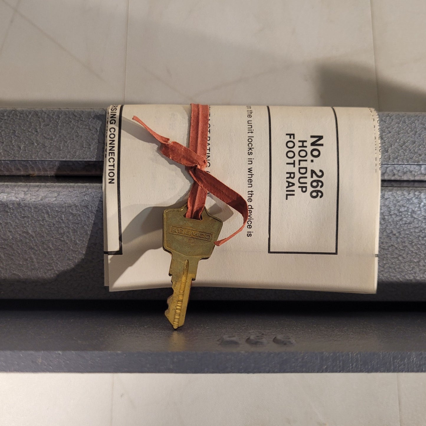 Ademco 266 Security Footrail Honeywell Hold-Up Foot Rail Alarm Device