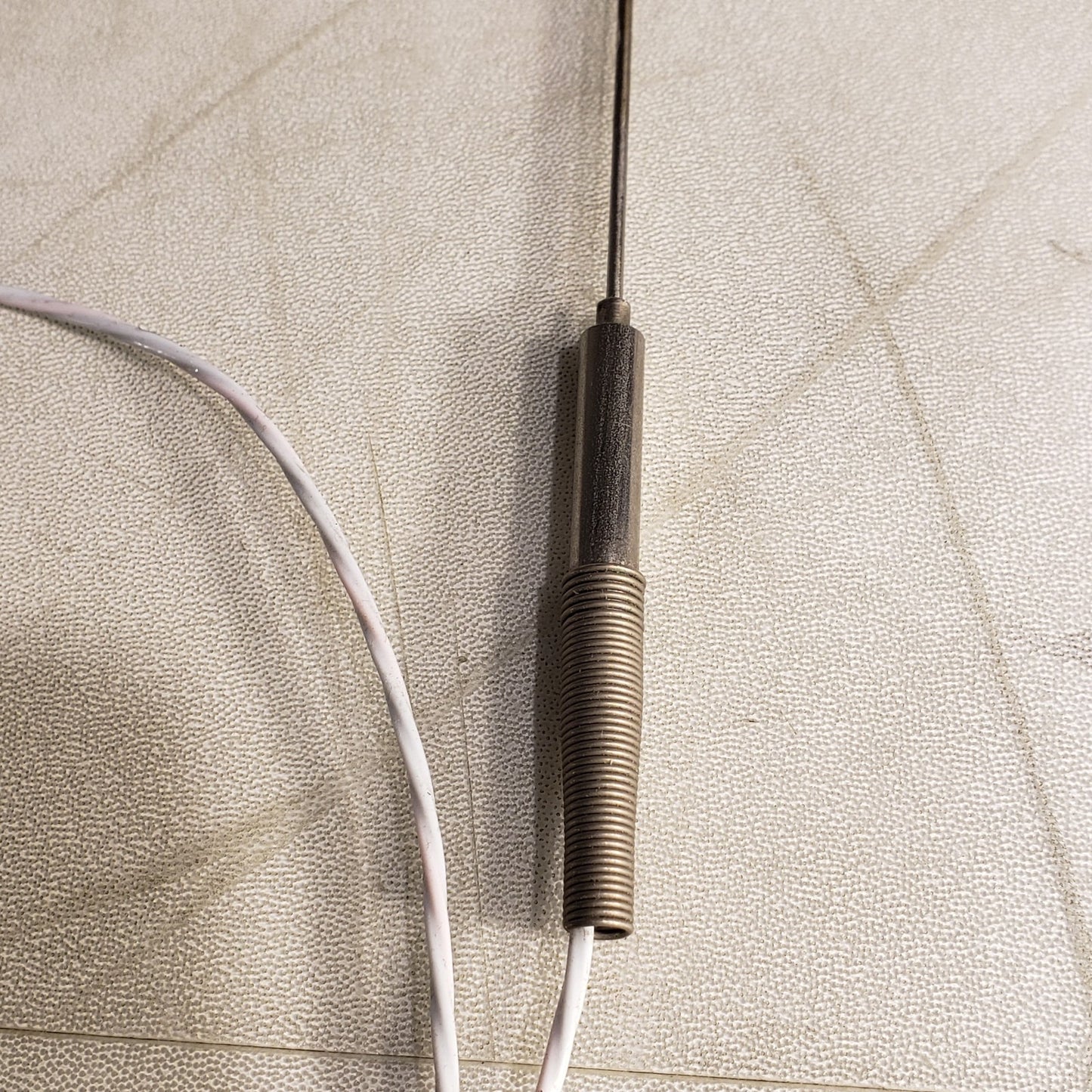 RTD 3-Wire Thermocouple Temperature Sensor Probe Stainless Steel w/ Relief Coil