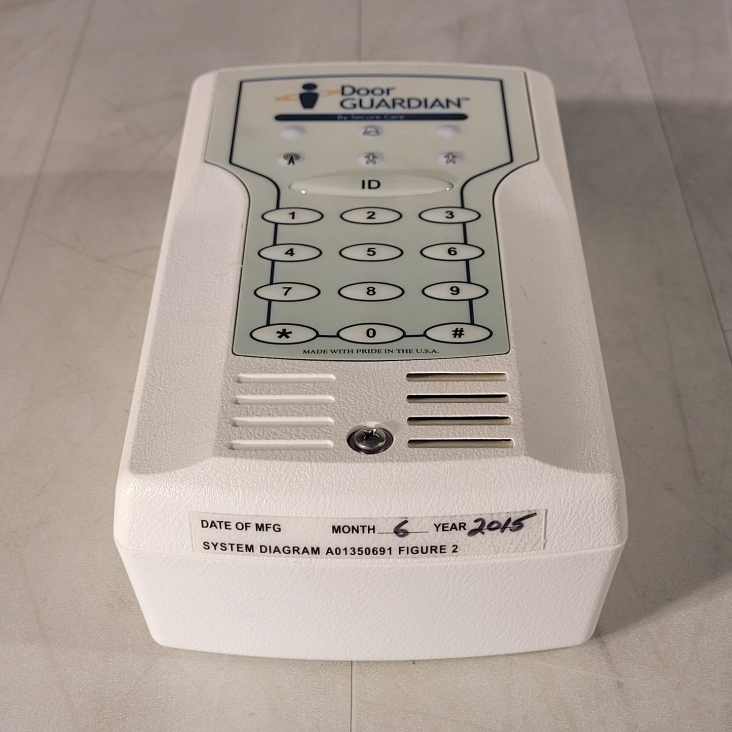 Door Guardian 135 Secure Care A01350691 ID Exit Panel