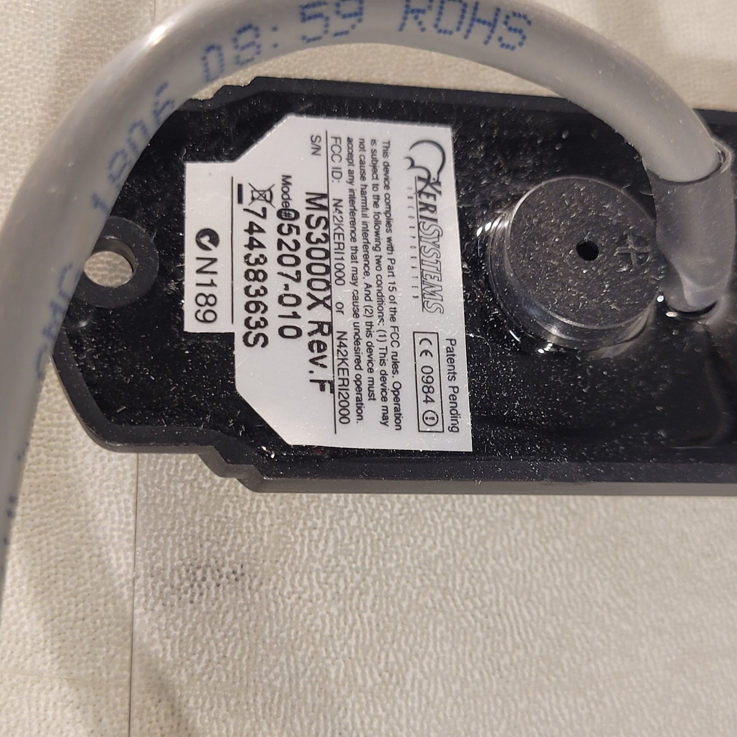 Keri MS-3000X Rev F MicroStar Proximity Reader Standard Audio Tone ID Card