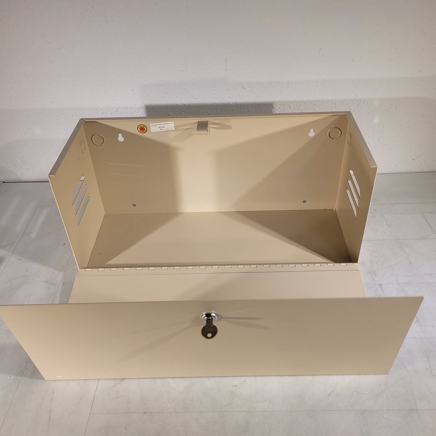 FIC BC-1 Electrical Box Back 22" × 9" × 10" Tan With Key Metal Low Voltage