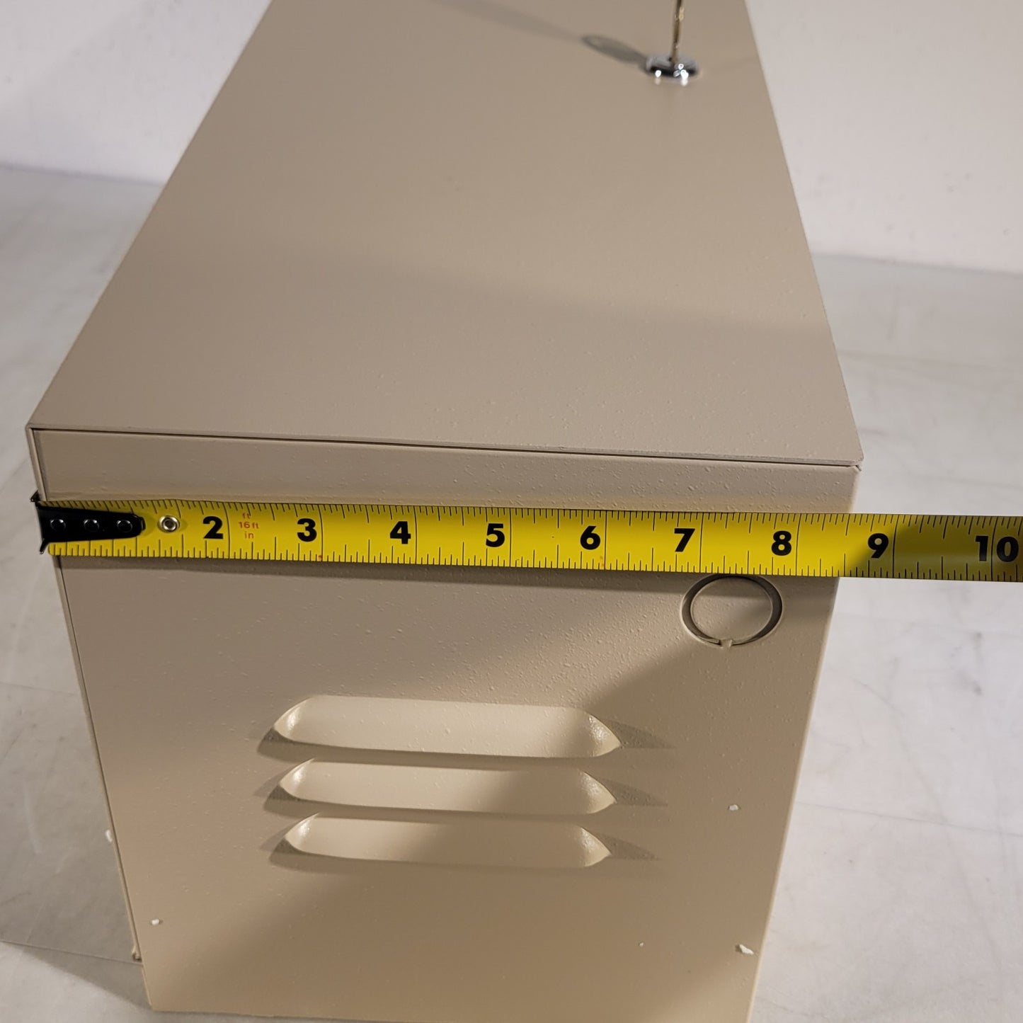 FIC BC-1 Electrical Box Back 22" × 9" × 10" Tan With Key Metal Low Voltage