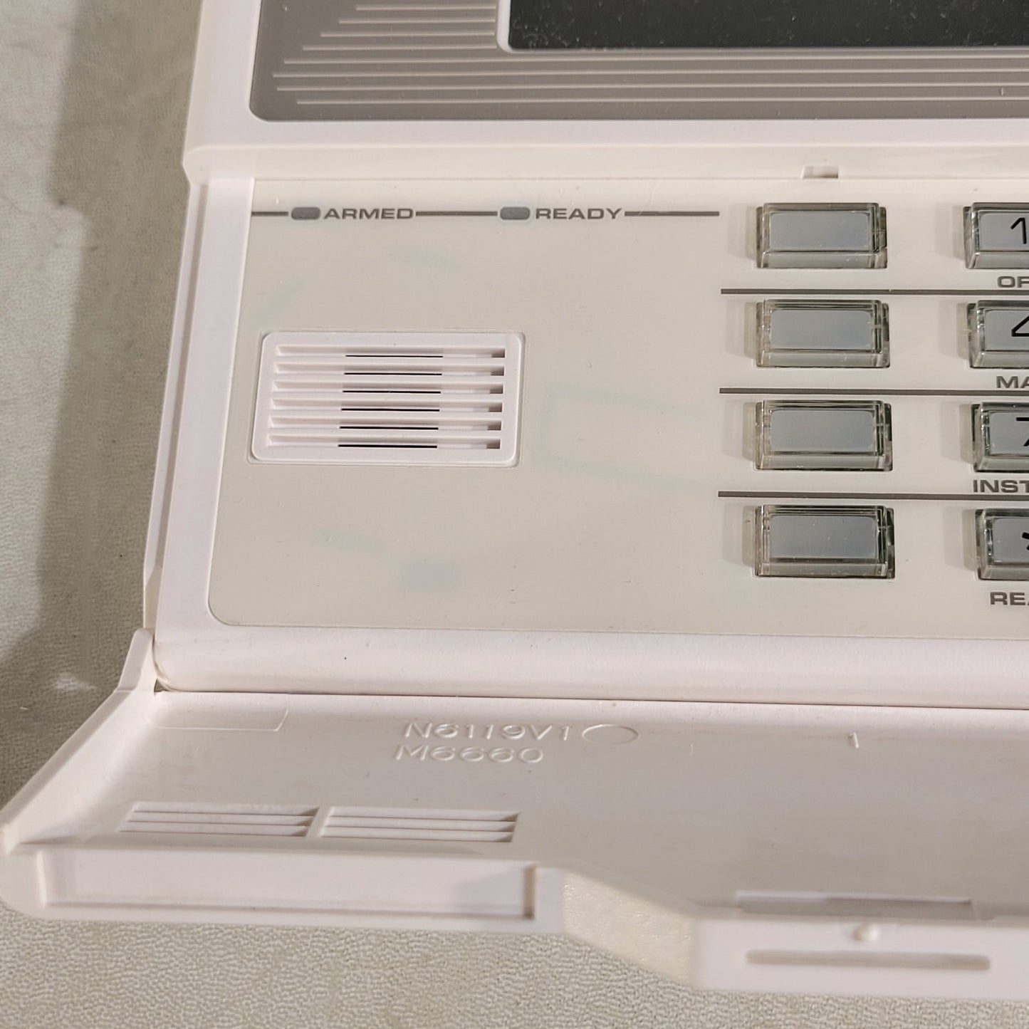 Ademco 6139 Vista Addressable Alpha Keypad White
