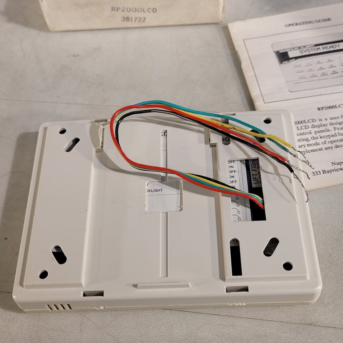 Napco Magnum Alert RP2000LCD Computerized Security System User Interface Panel