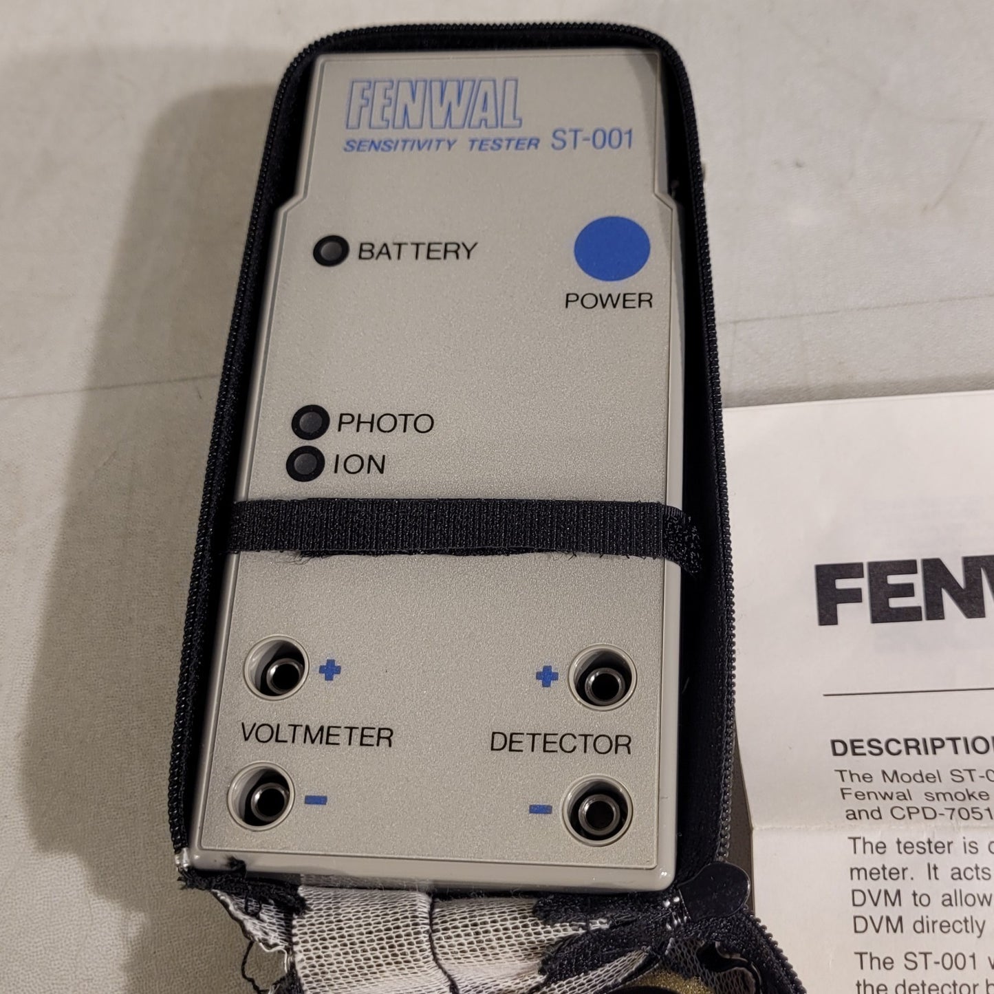 Vintage 1992 Fenwal ST-001 Smoke Detector Sensitivity Tester 70-500000-002