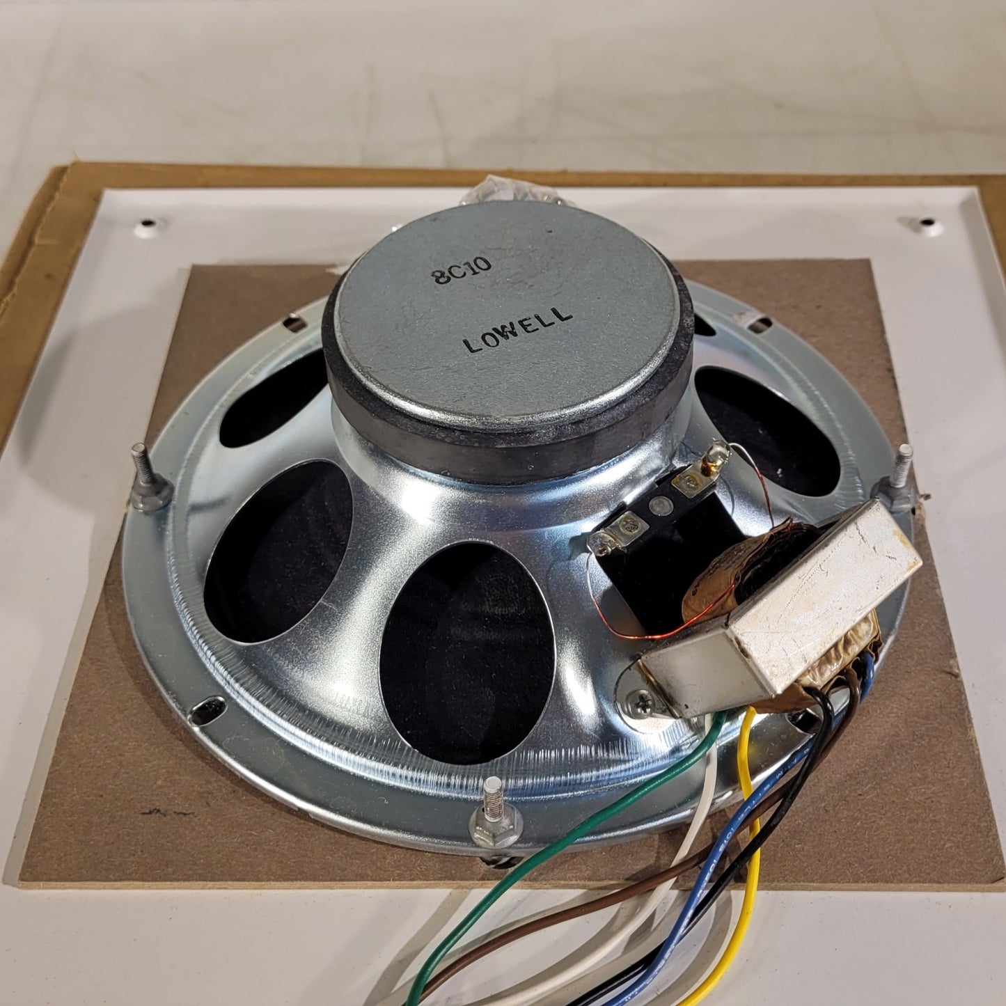 Atlas Soundolier 161-8 Ceiling Speaker with White Mounting Plate 8" Speaker