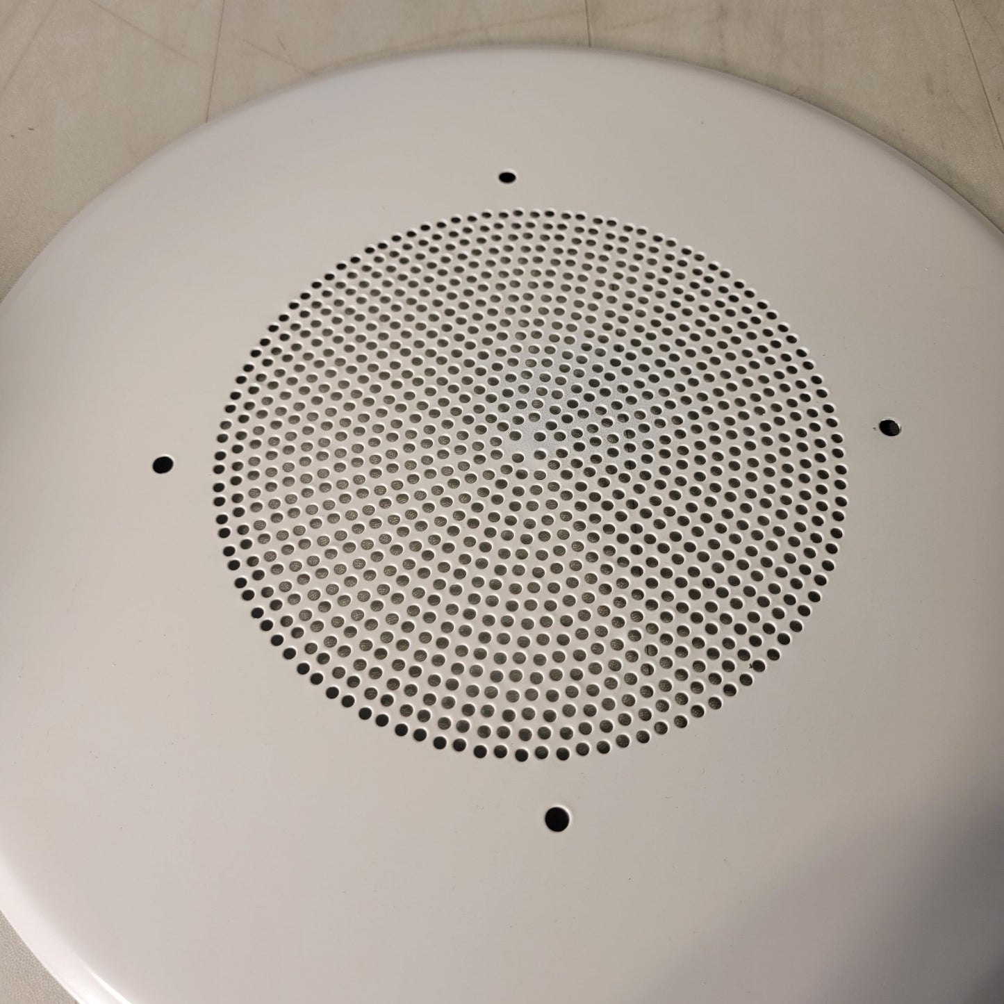 General Purpose 8" Speaker Baffle White with Hardware Cover
