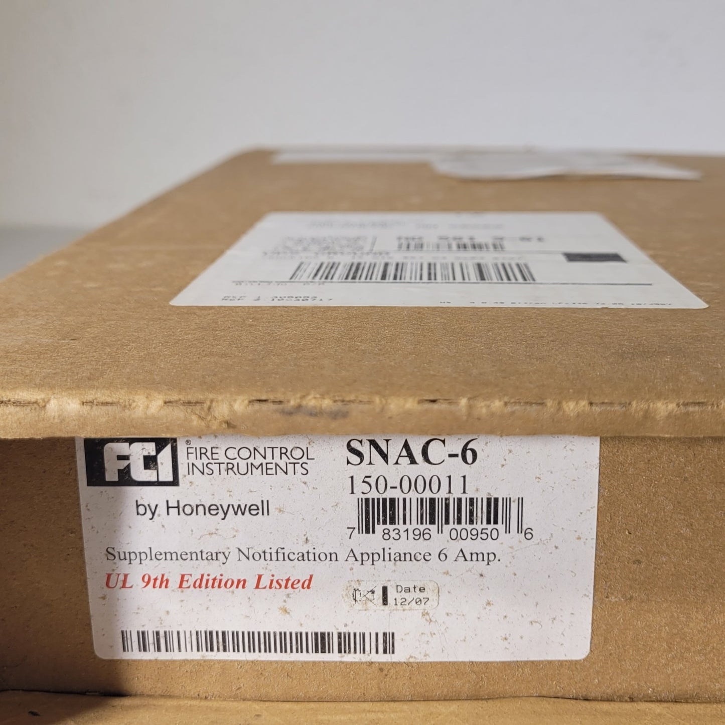 FCI-Gamewell SNAC-6 Supplementary Notification Appl 6 Amp Honeywell 150-00011