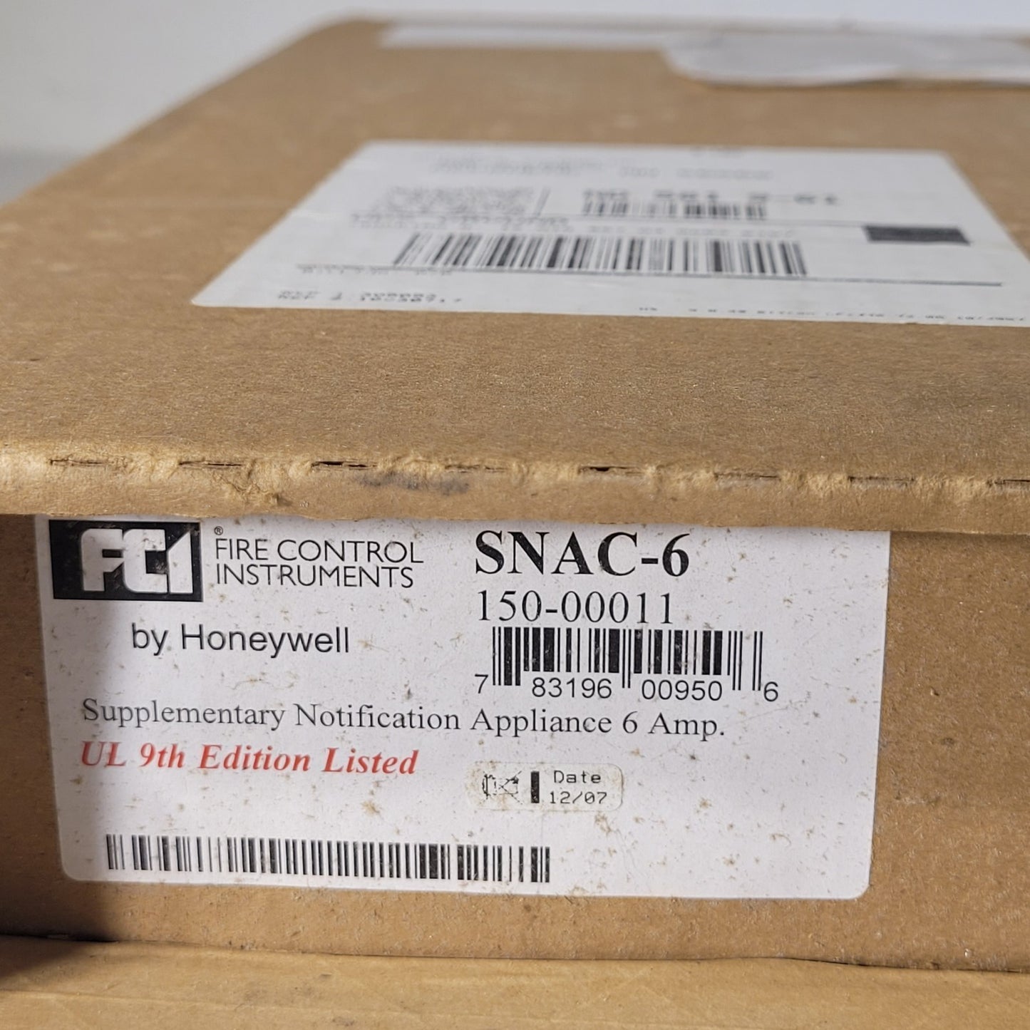 FCI-Gamewell SNAC-6 Supplementary Notification Appl 6 Amp Honeywell 150-00011