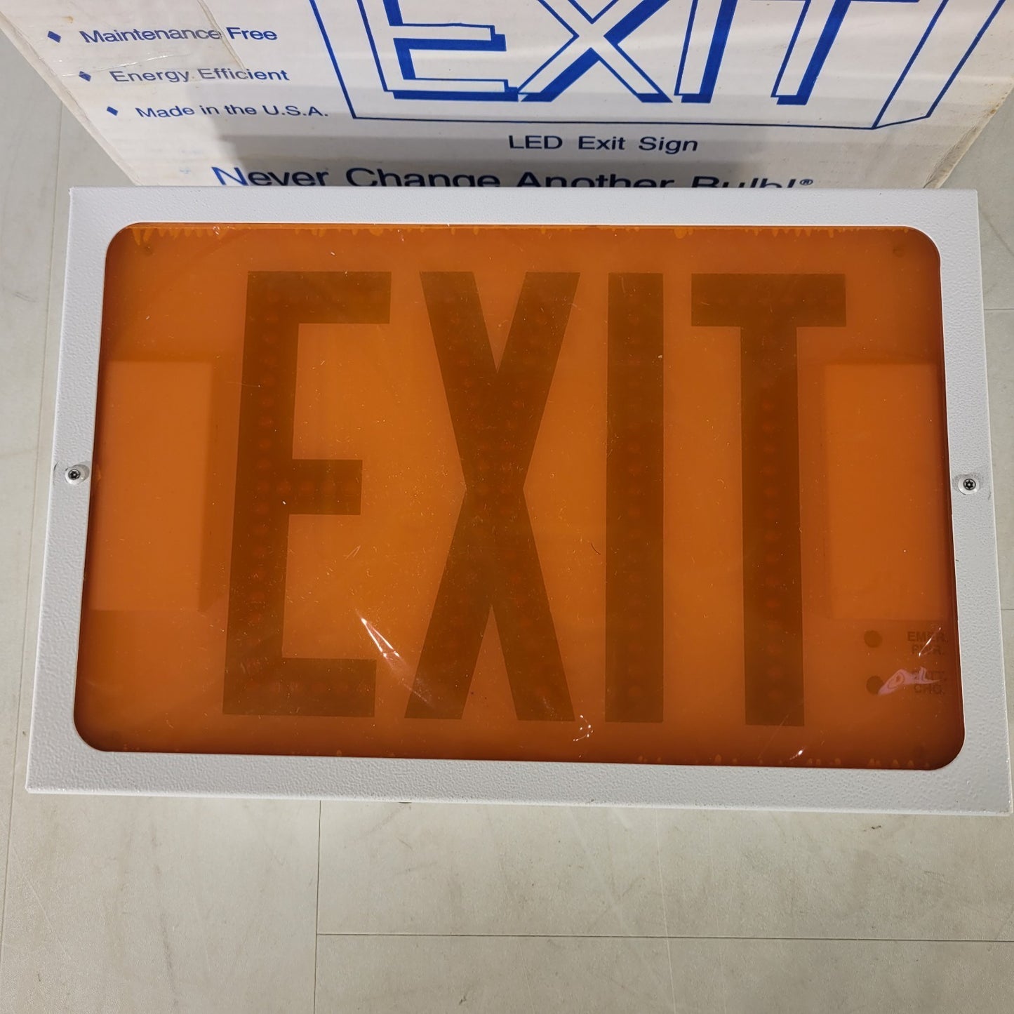 Exitronix 603/WB/A2/FB/TF/WH LED Exit Sign Suitable For Damp Locations