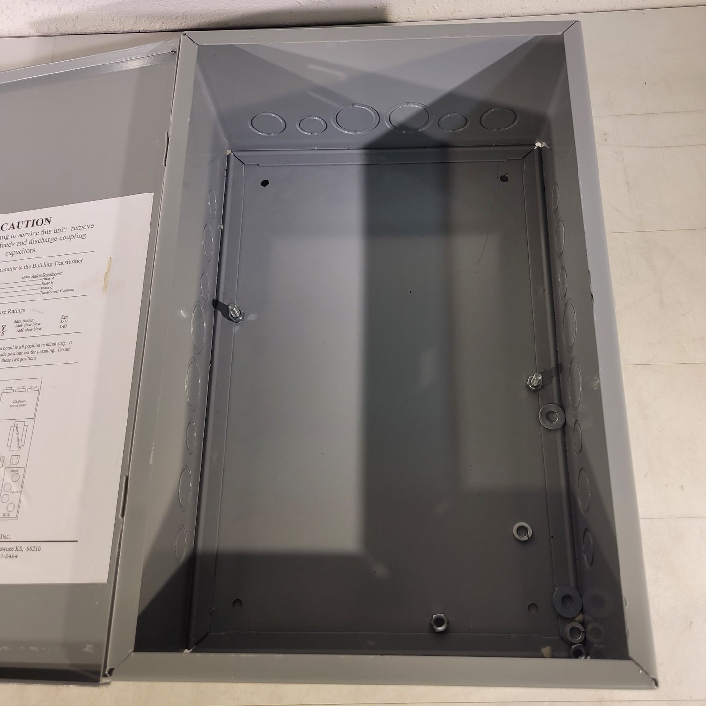 SCS A121806 A Electrical Box 18" × 12" × 6-1/2" Gray Seasonal Clock Systems