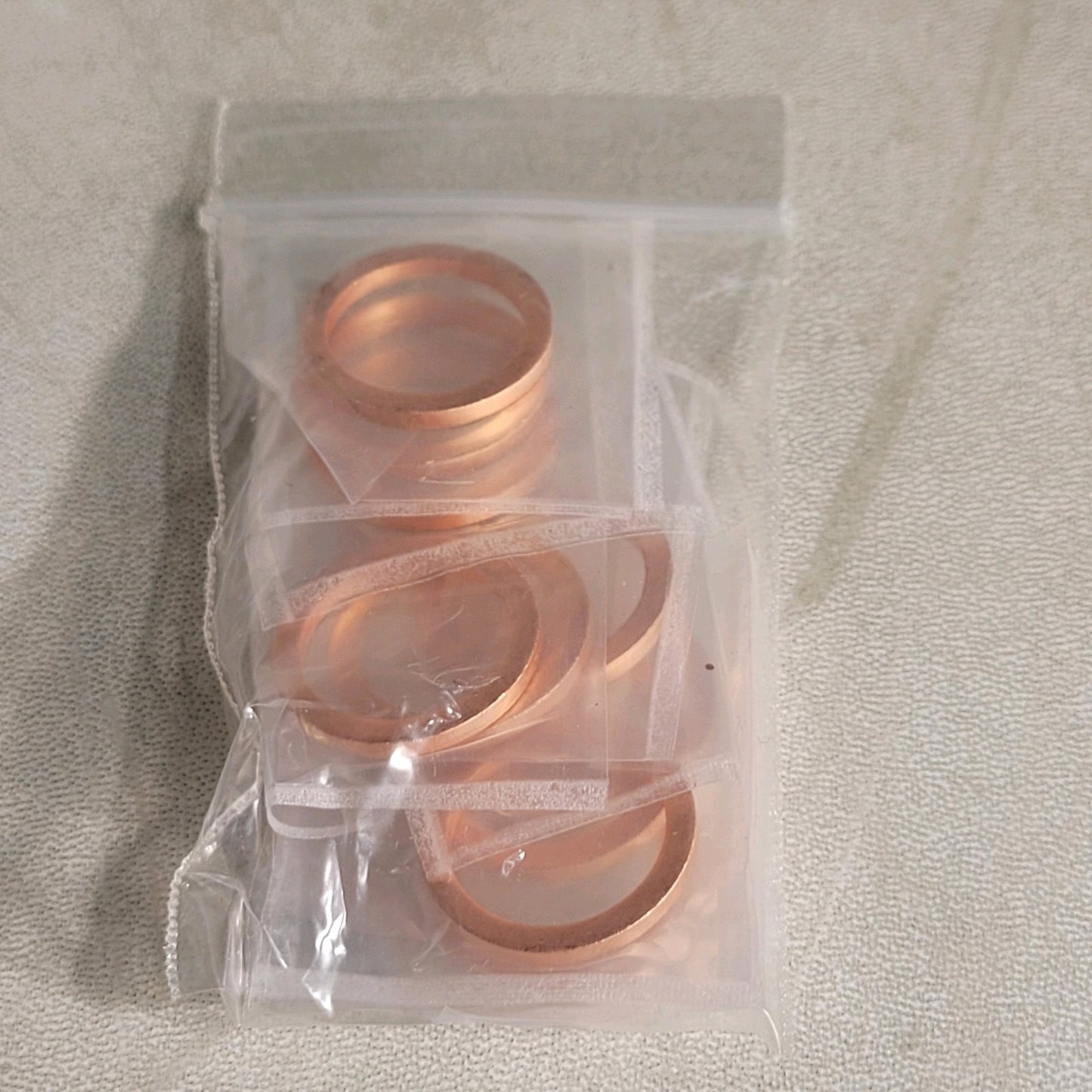 OFHC Copper Gasket CF 1.33" DN16CF Conflat Flange CF16 UHV Vacuum - Pack of 10