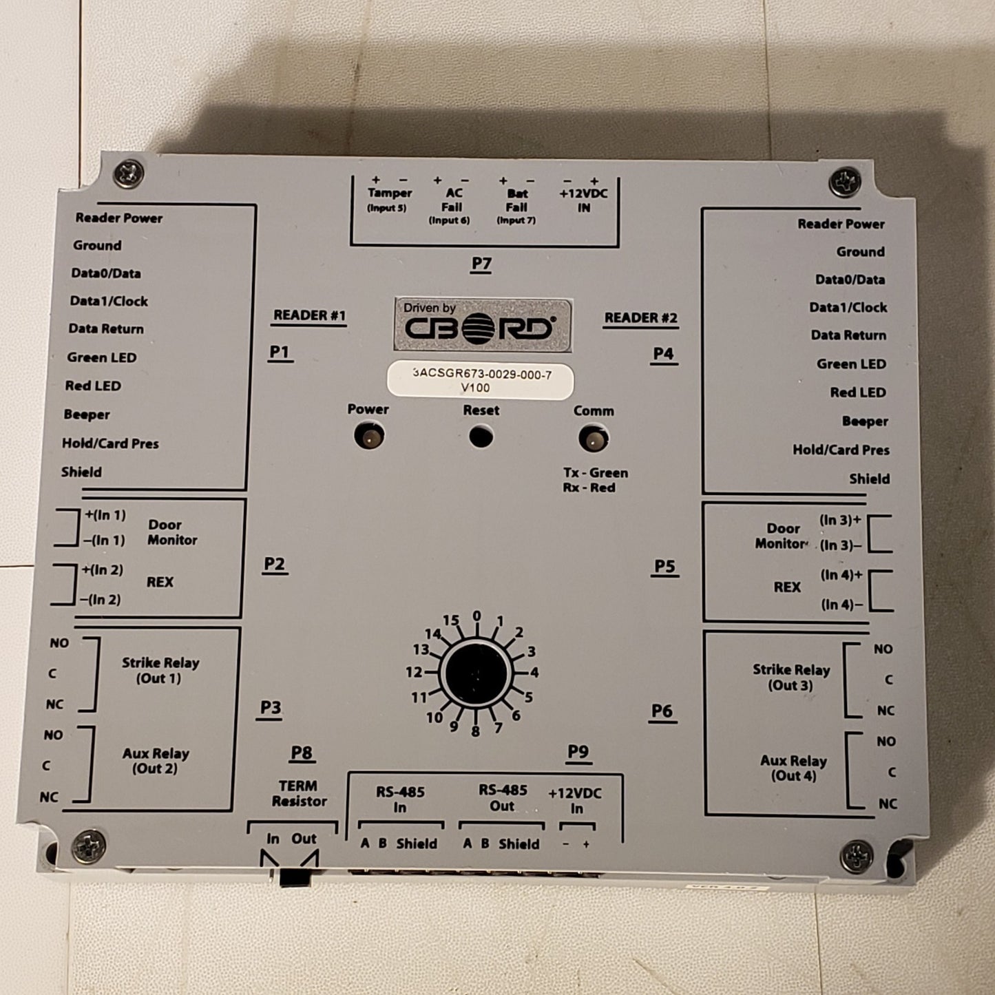 HID VertX V100 CBOARD Door/Dual Reader Interface Access Module 70100-AEPON