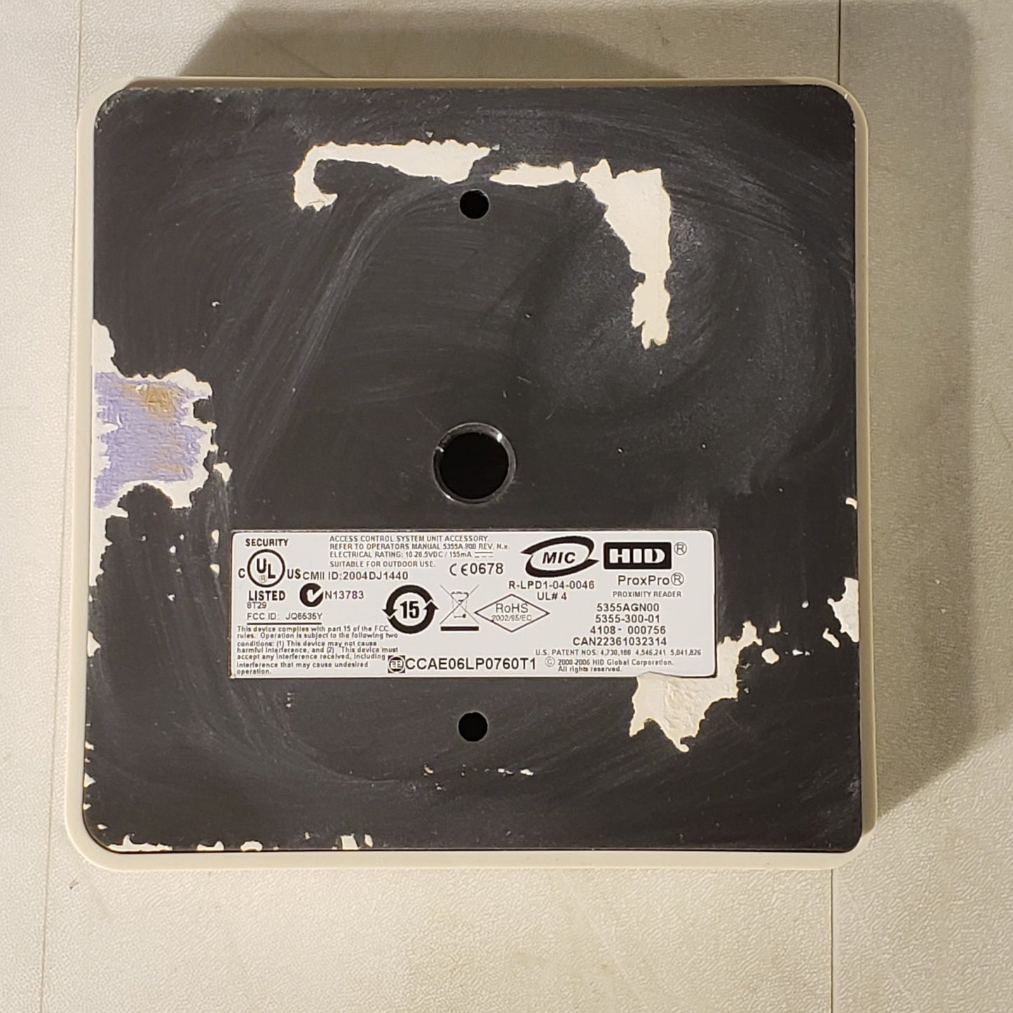 HID ProxPro 5355AGN00 Wall Switch Proximity Reader No Wiring
