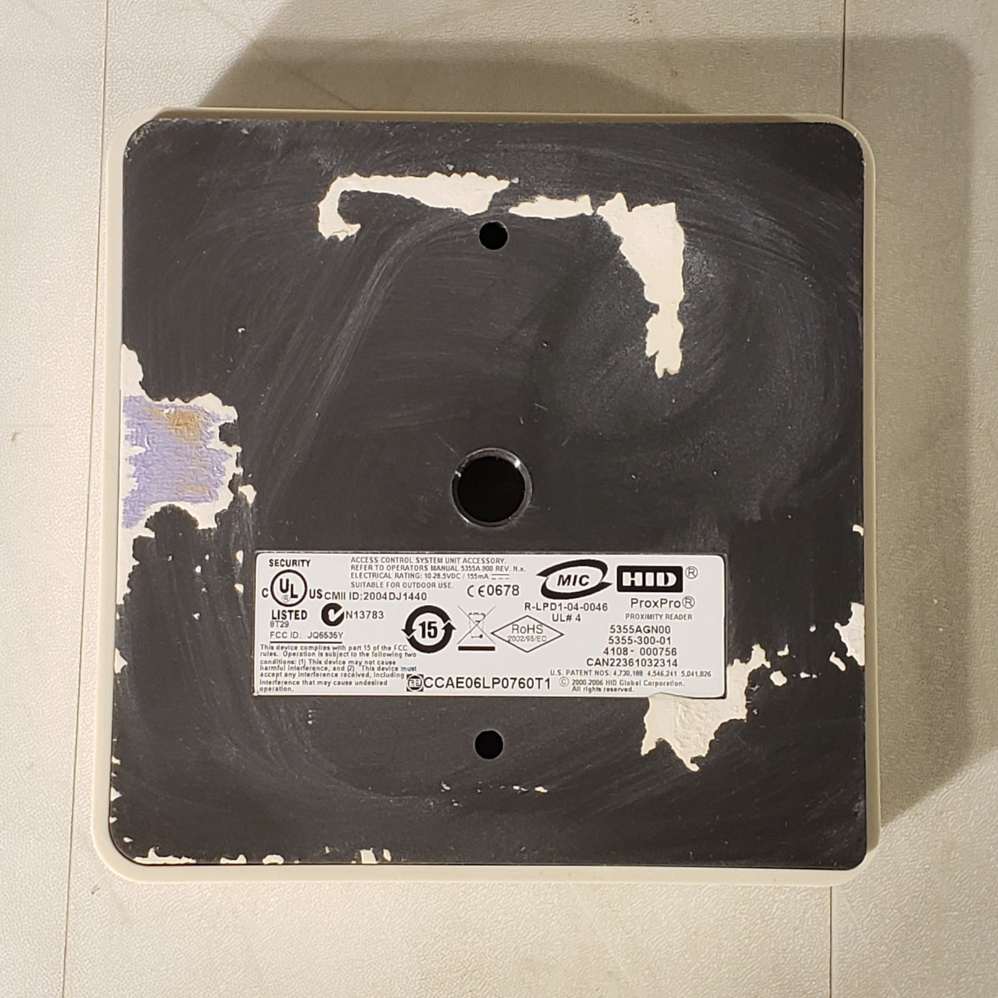 HID ProxPro 5355AGN00 Wall Switch Proximity Reader No Wiring