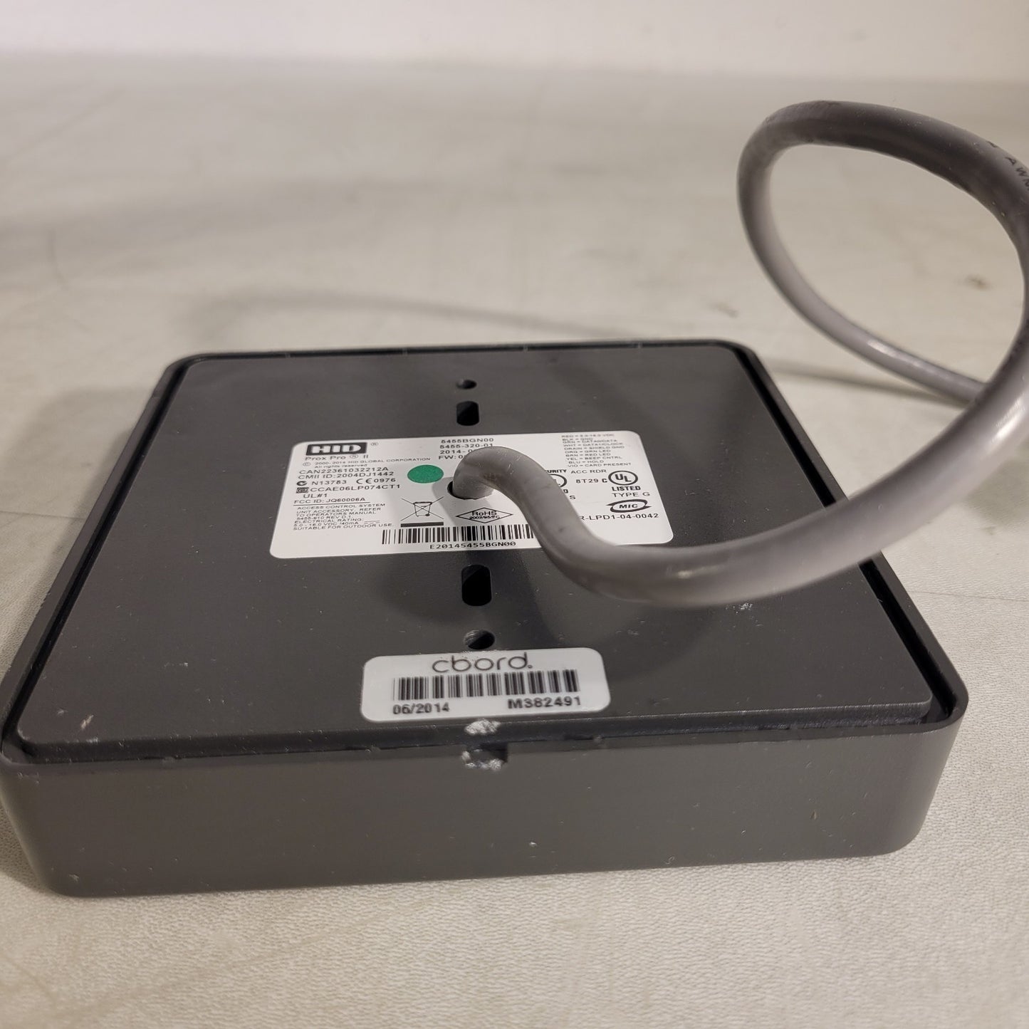 HID ProxPro II 5455 BGN Wall Switch Proximity Reader Black