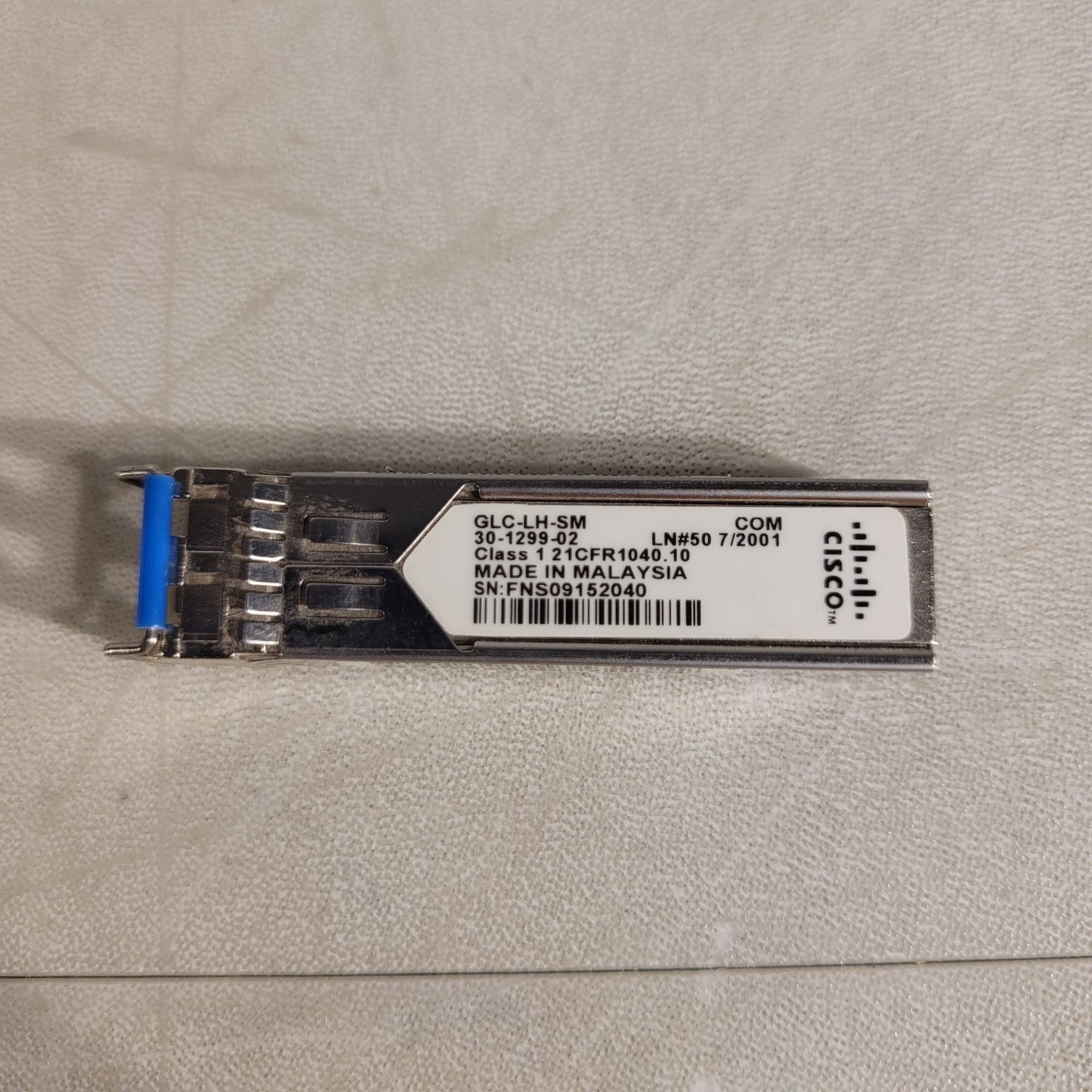 Cisco GLC-LH-SM 30-1299-02 1000BASE-LX/LH SFP Module