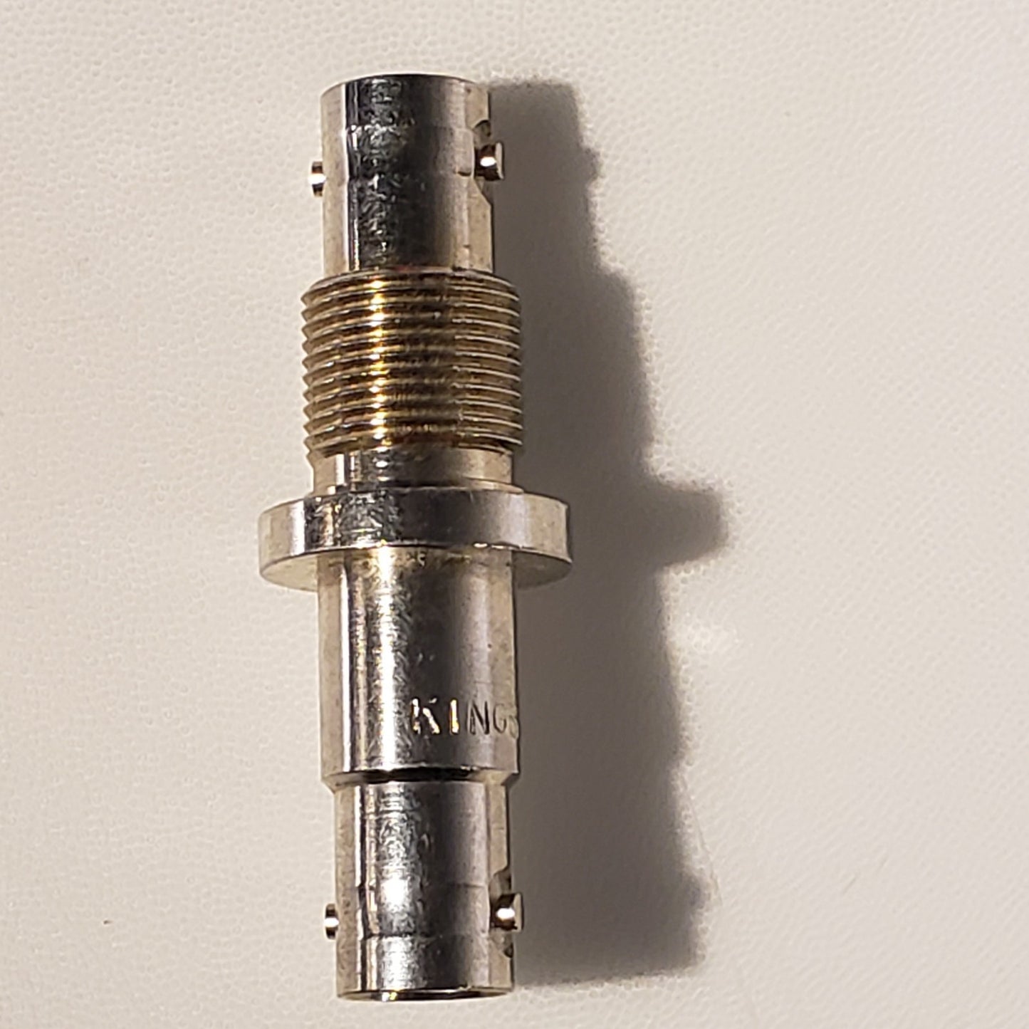 Kings KV-99-29 BCN Bulkhead Connector SHV Male-Male Mounted